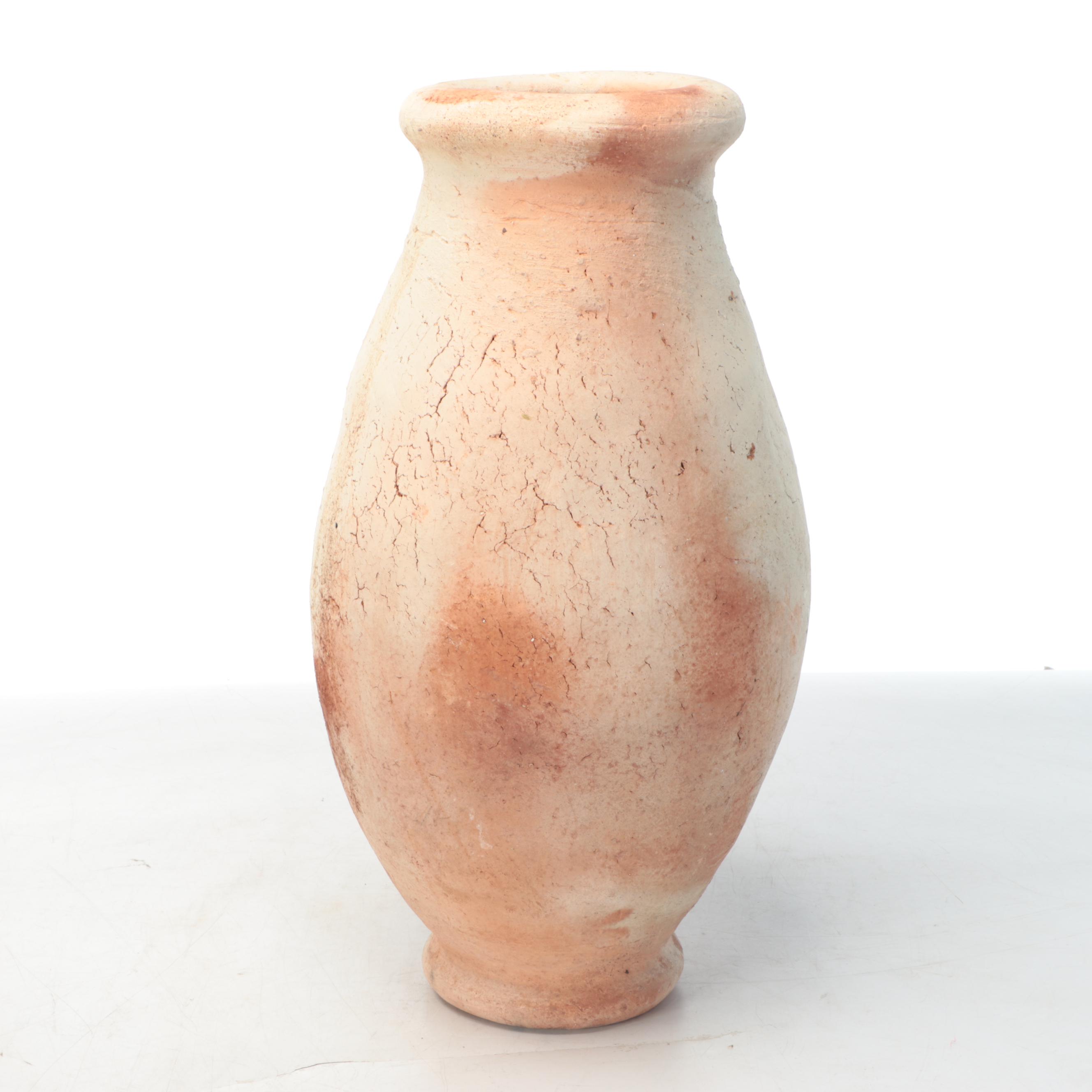 Pair of Turkish Style Terracotta Vases