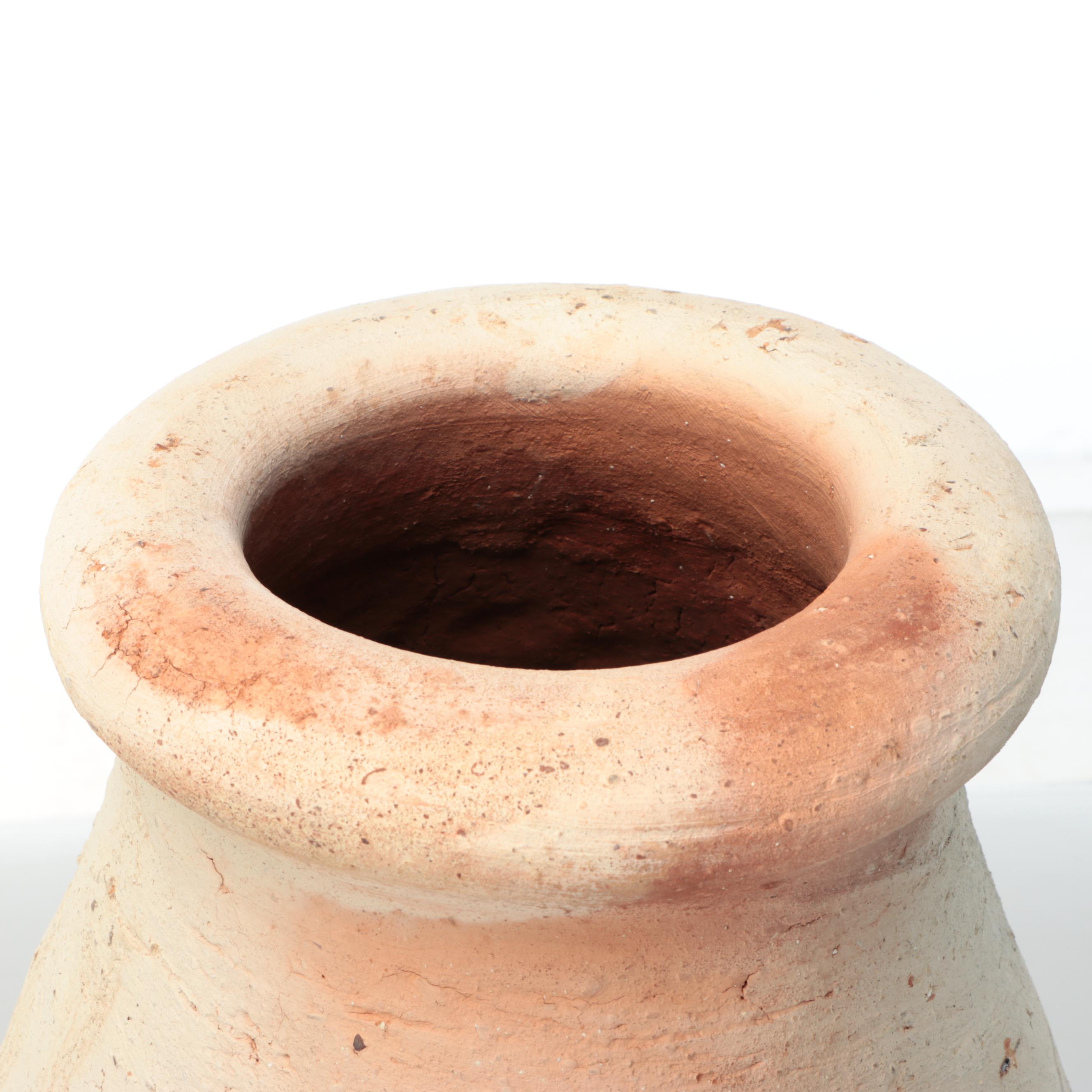 Pair of Turkish Style Terracotta Vases