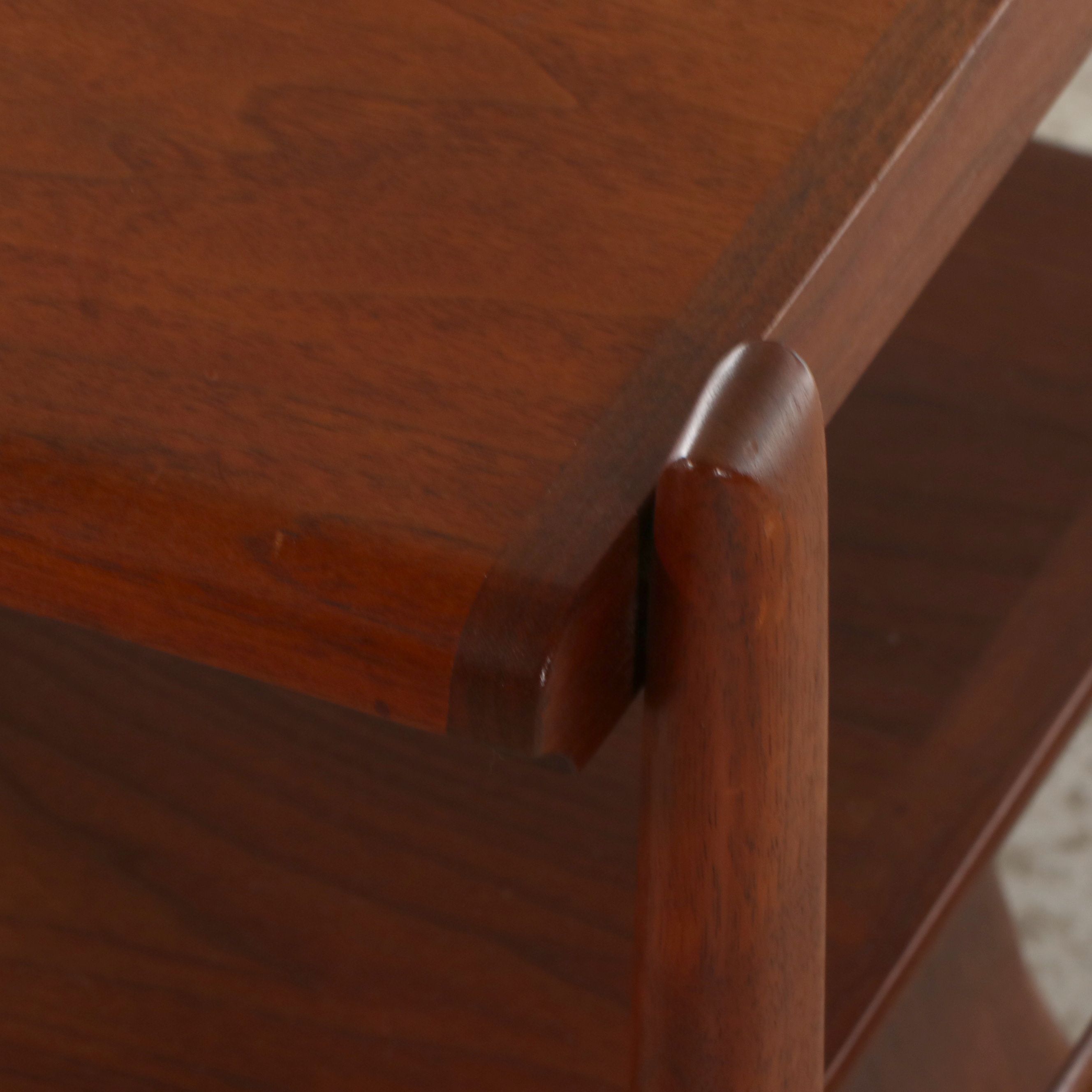 Otmar Mid Century Modern Walnut End Table