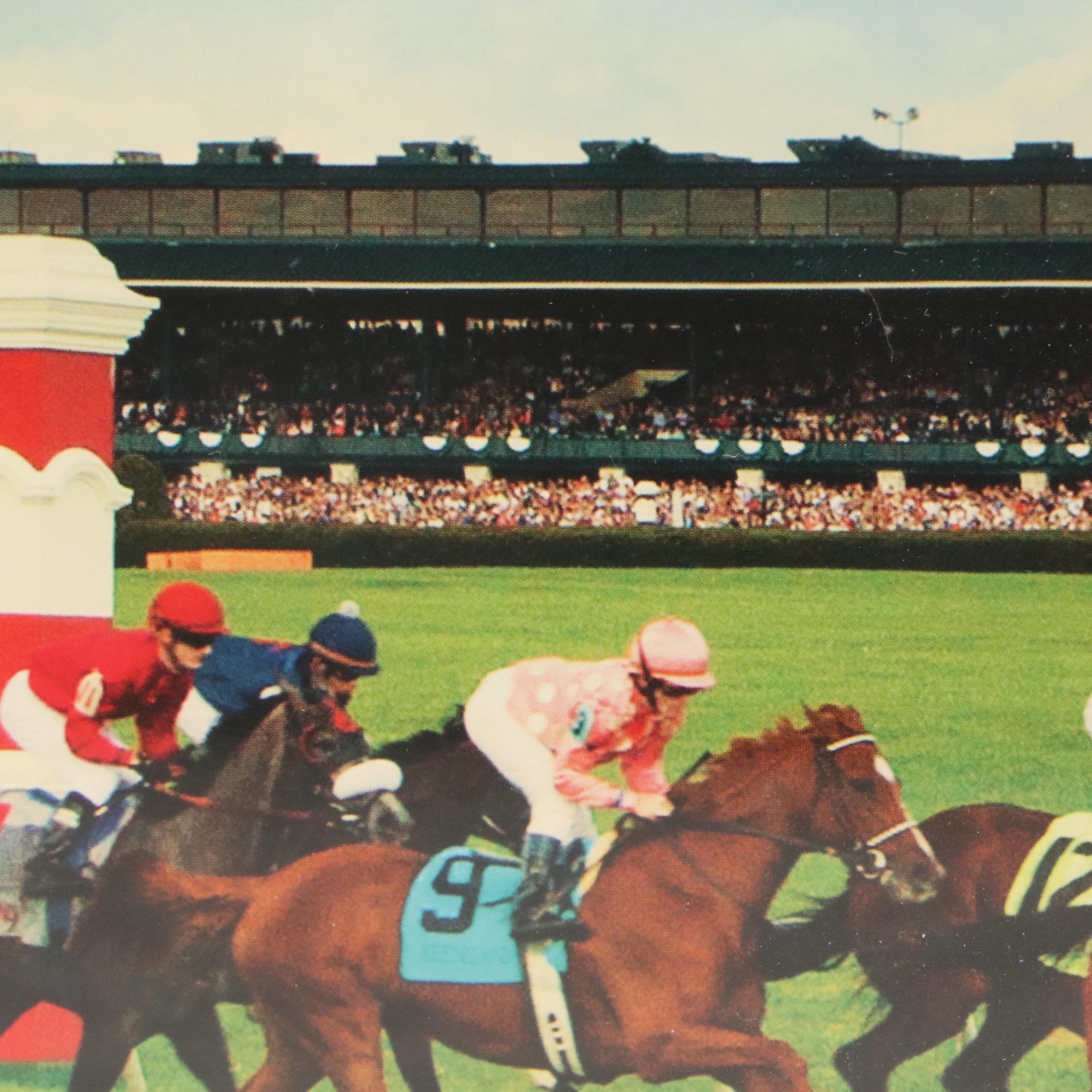Keeneland Spring Meet "April 6-27" Horse Racing Offset Lithograph Poster