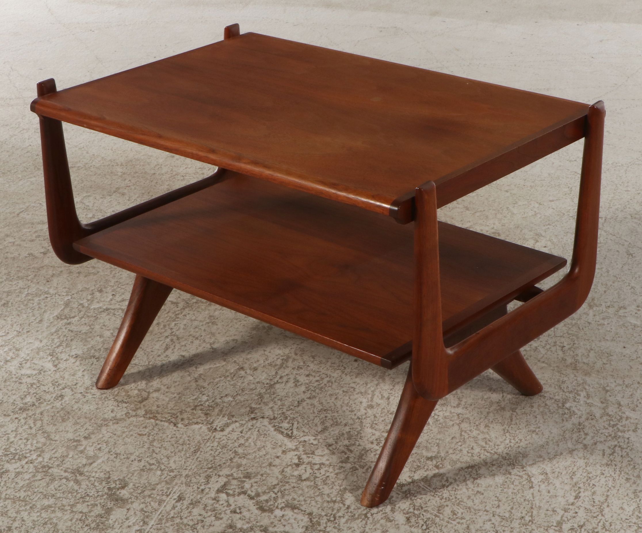 Otmar Mid Century Modern Walnut End Table
