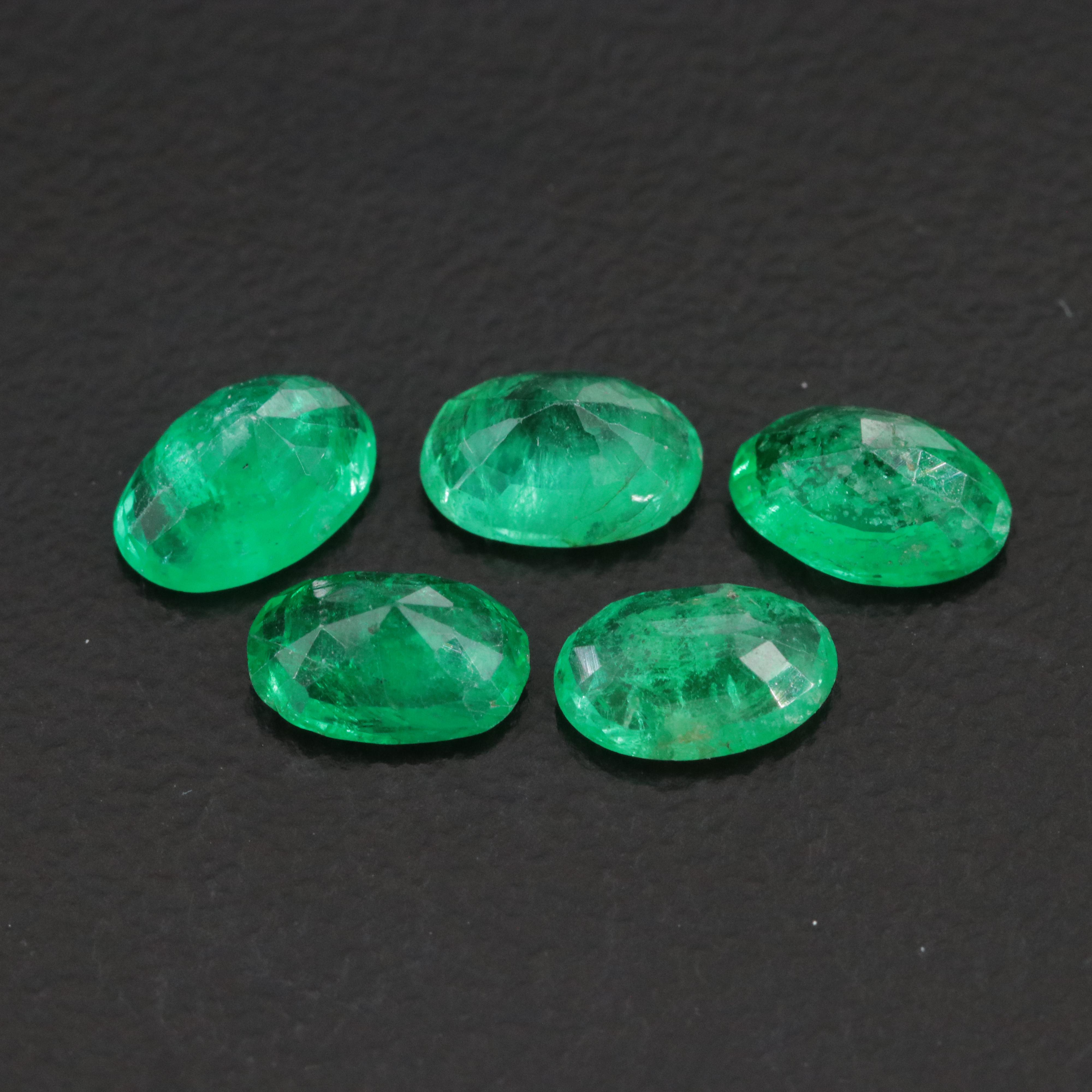 Loose 2.17 CTW Emerald Lot