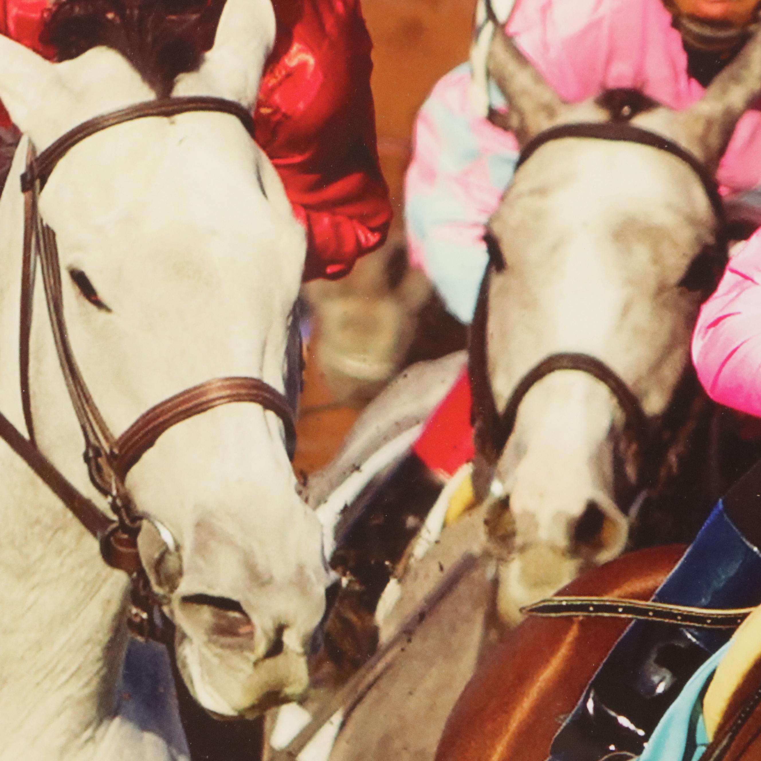 Horce Racing Commemorative Offset Lithograph Poster "April 3 -24"