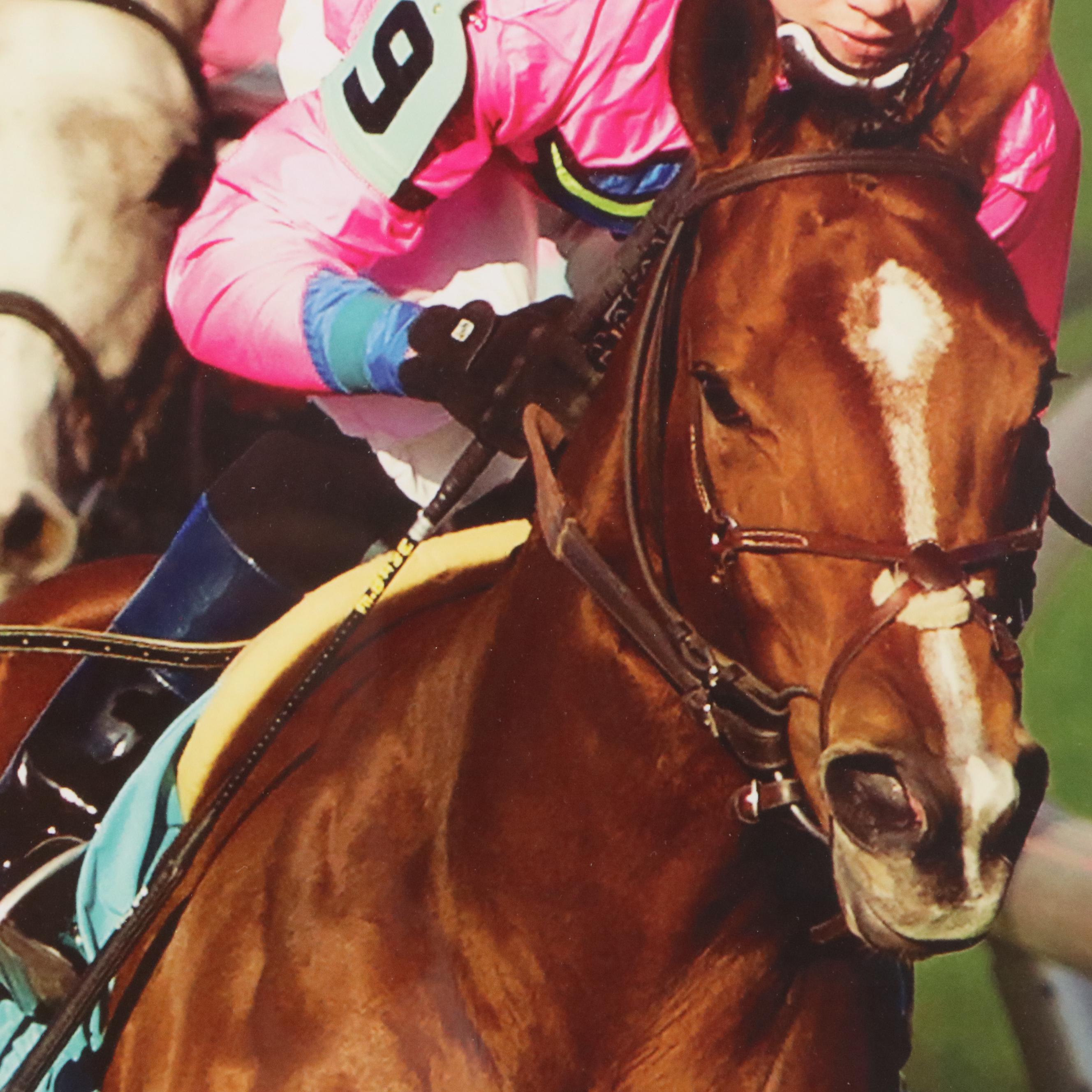 Horce Racing Commemorative Offset Lithograph Poster "April 3 -24"