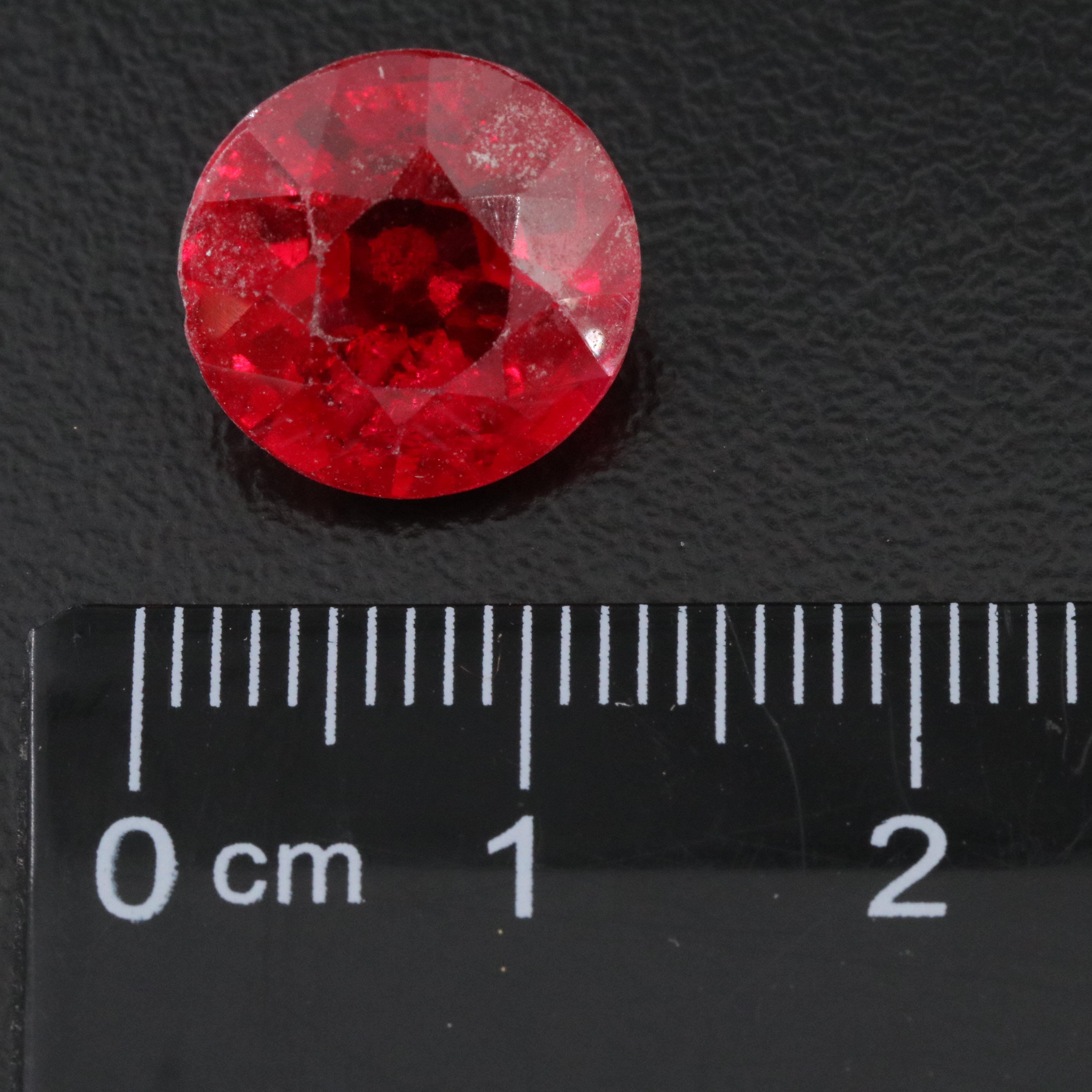 Loose 154.09 CTW Gemstone Lot Including Garnet, CZ and Lab Grown Ruby