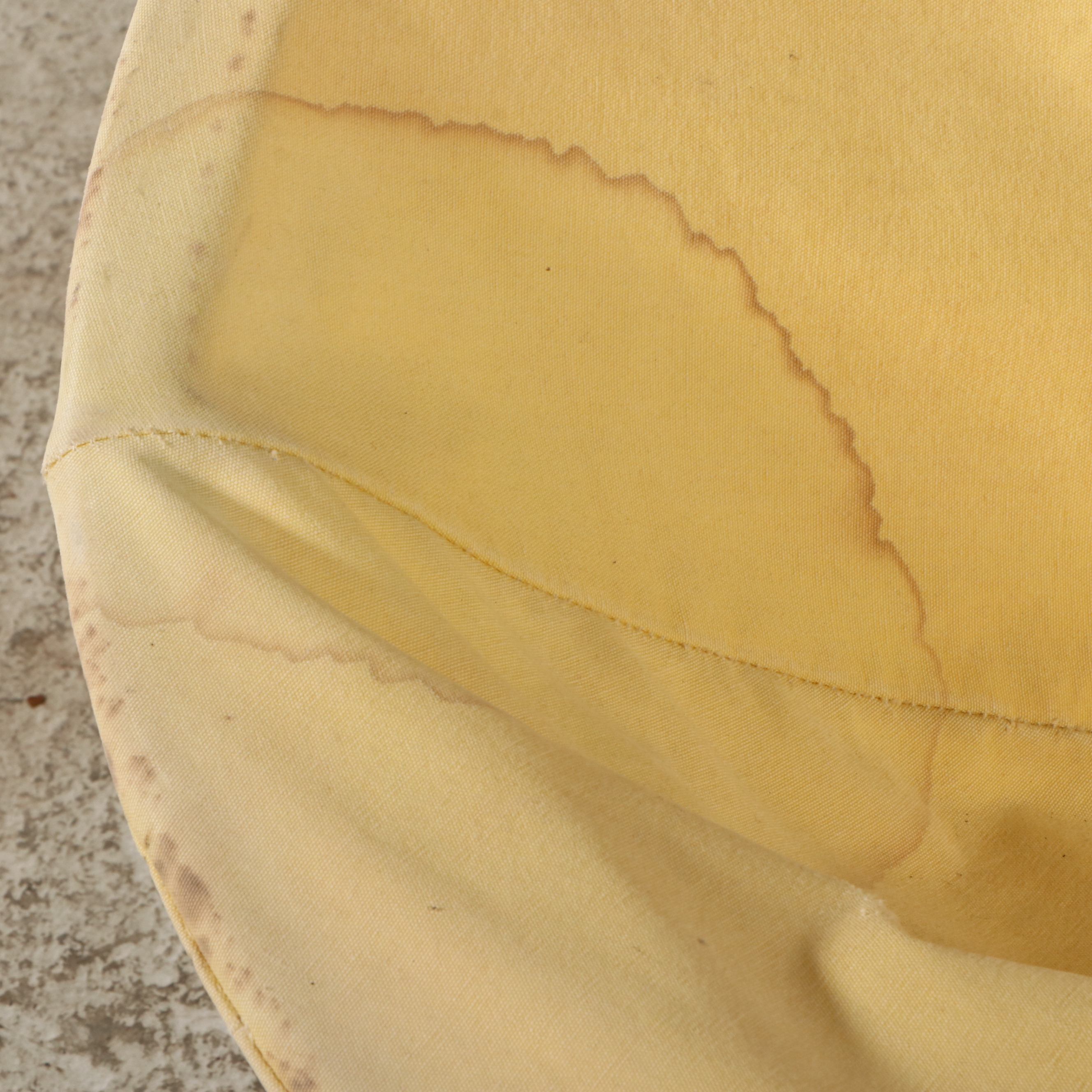 Mid Century Modern Iron Frame and Canvas Sling Chair