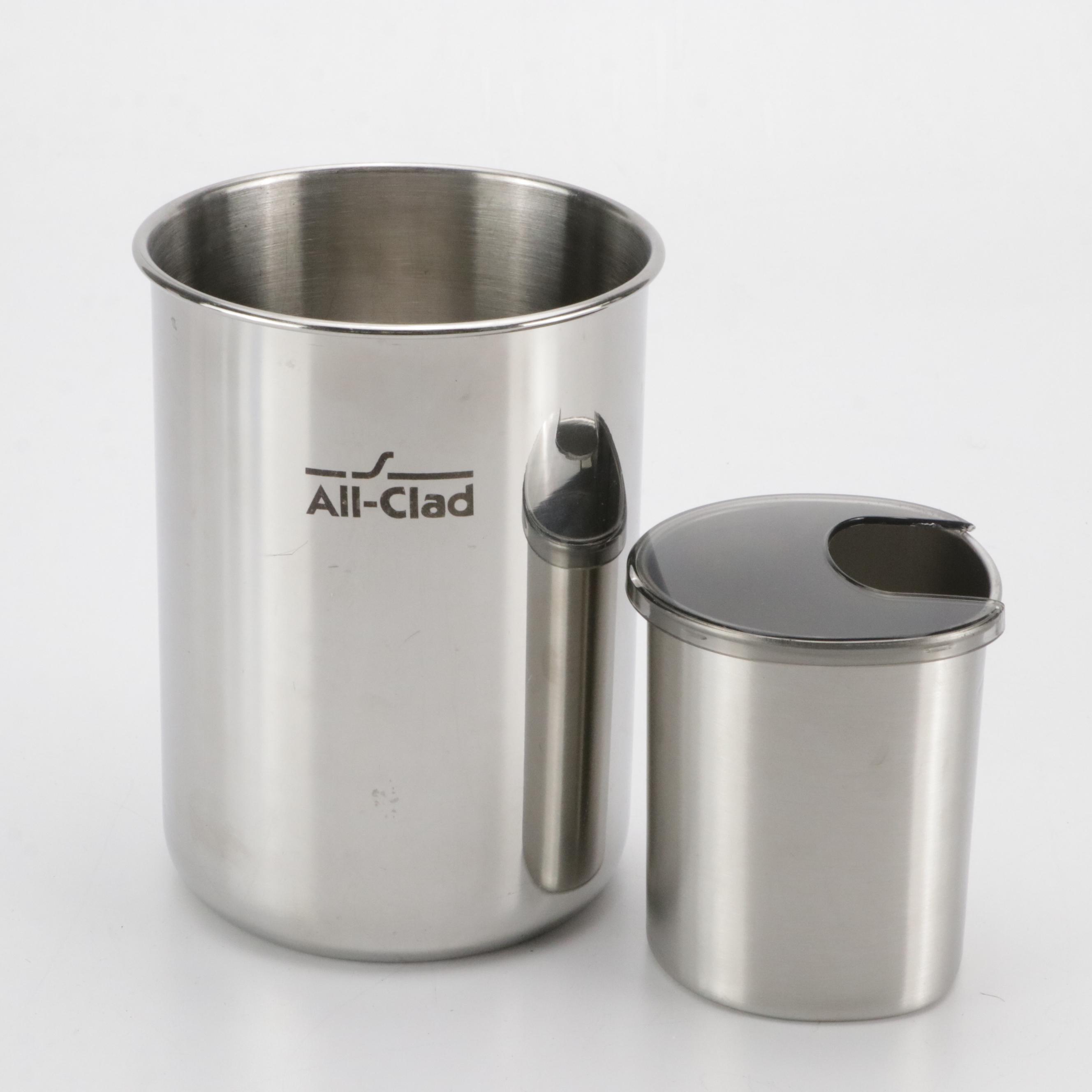 Cotton Aprons, Stainless Food Thermometer, All-Clad Utensil Holder and More