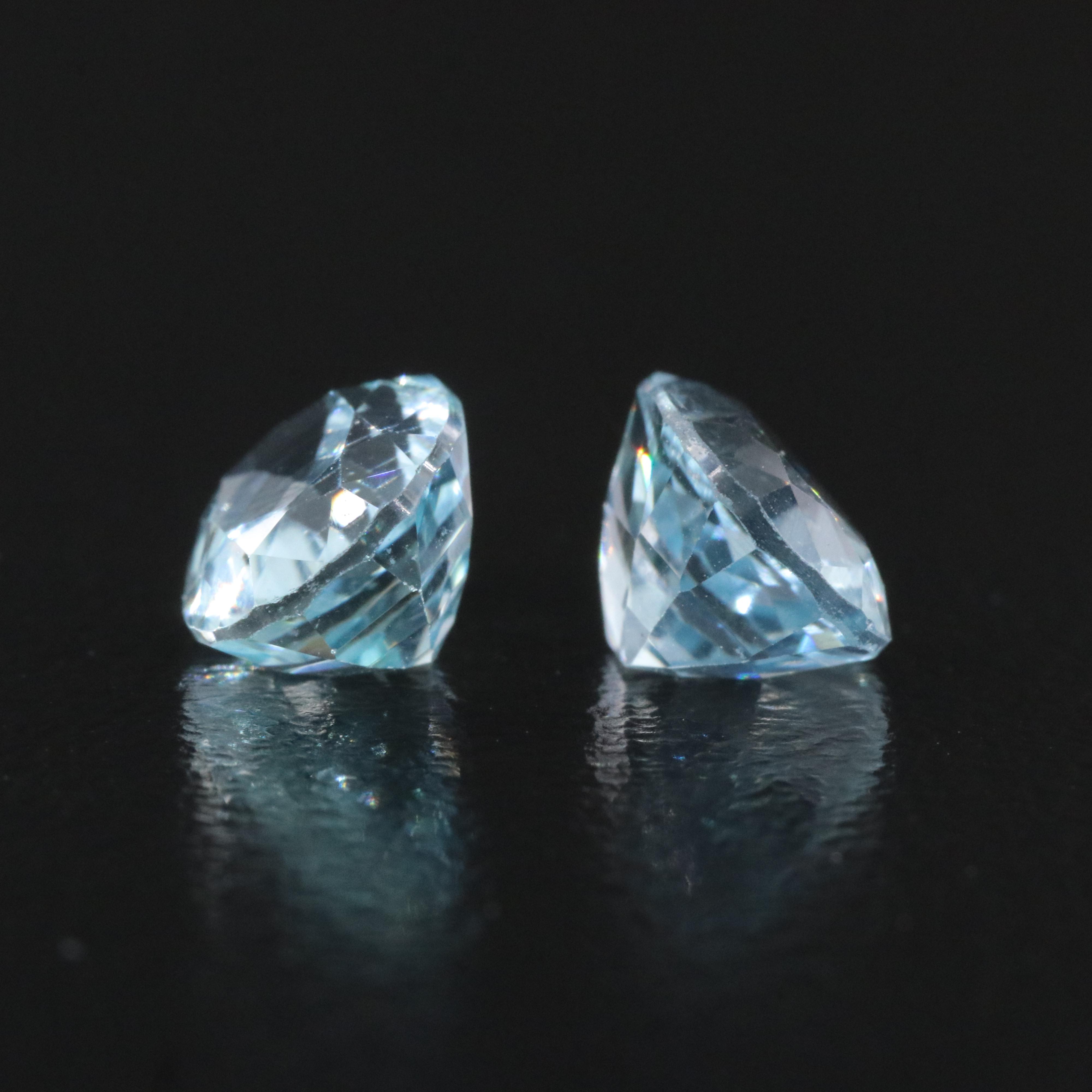 Loose 2.70 CTW Aquamarine Pair