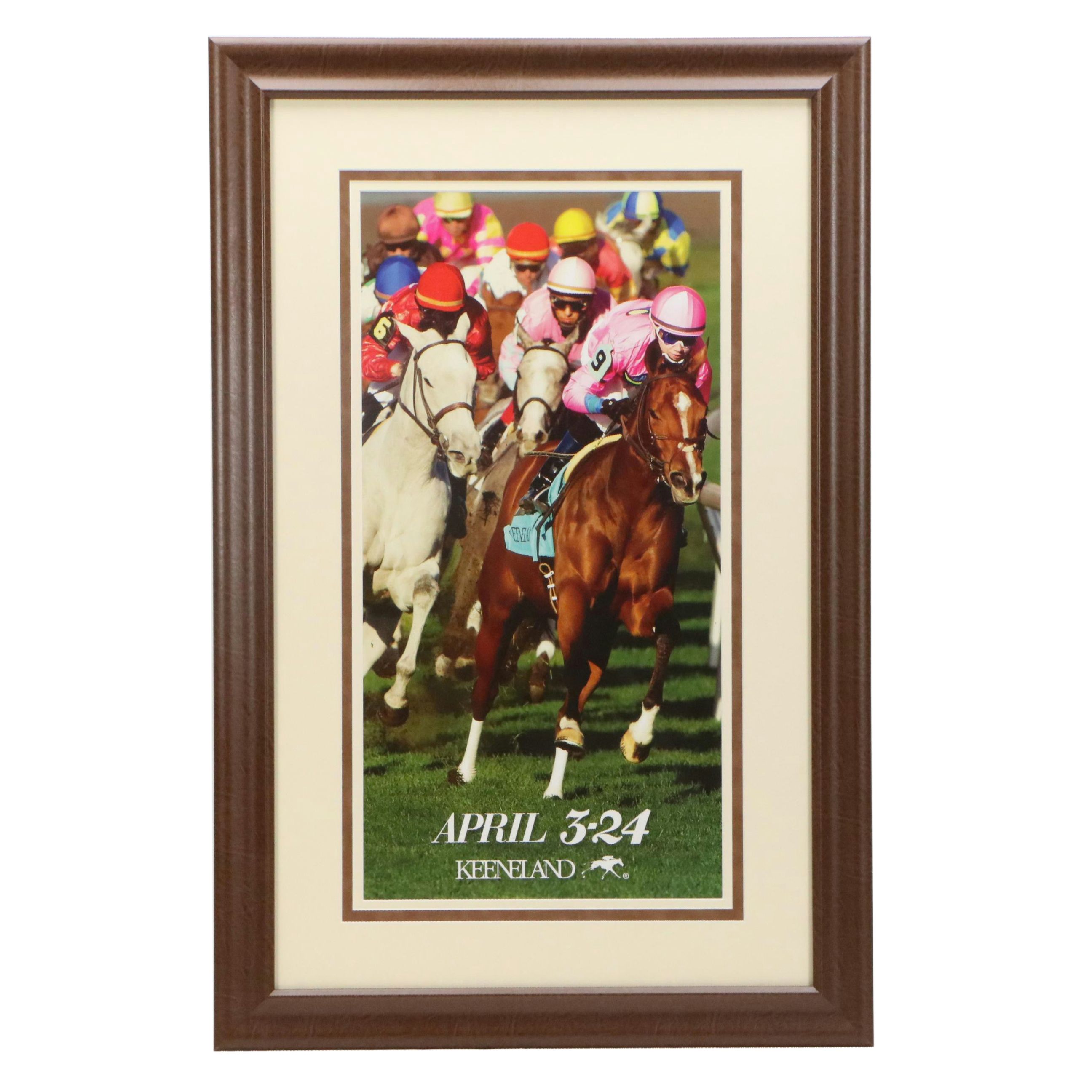 Horce Racing Commemorative Offset Lithograph Poster "April 3 -24"
