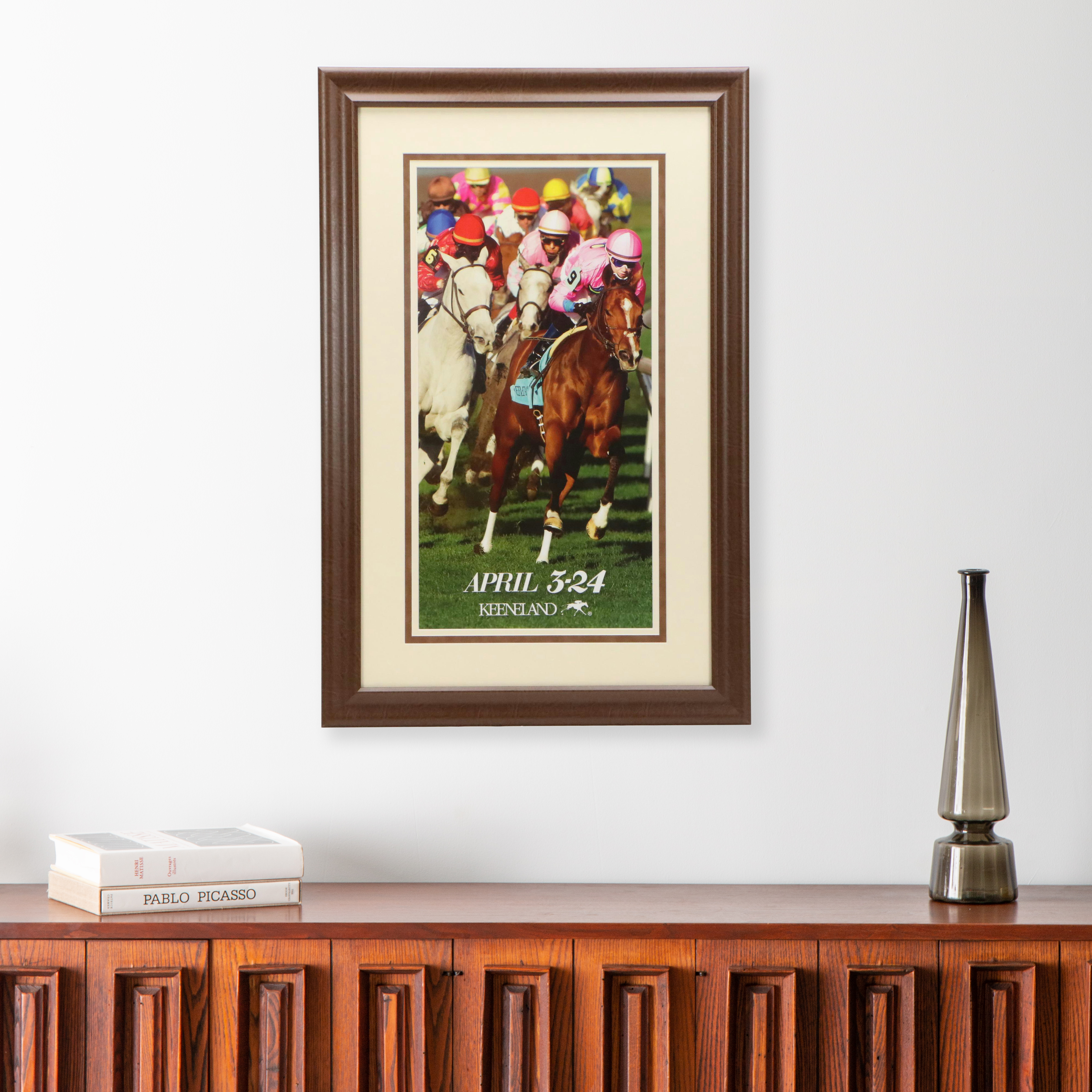 Horce Racing Commemorative Offset Lithograph Poster "April 3 -24"
