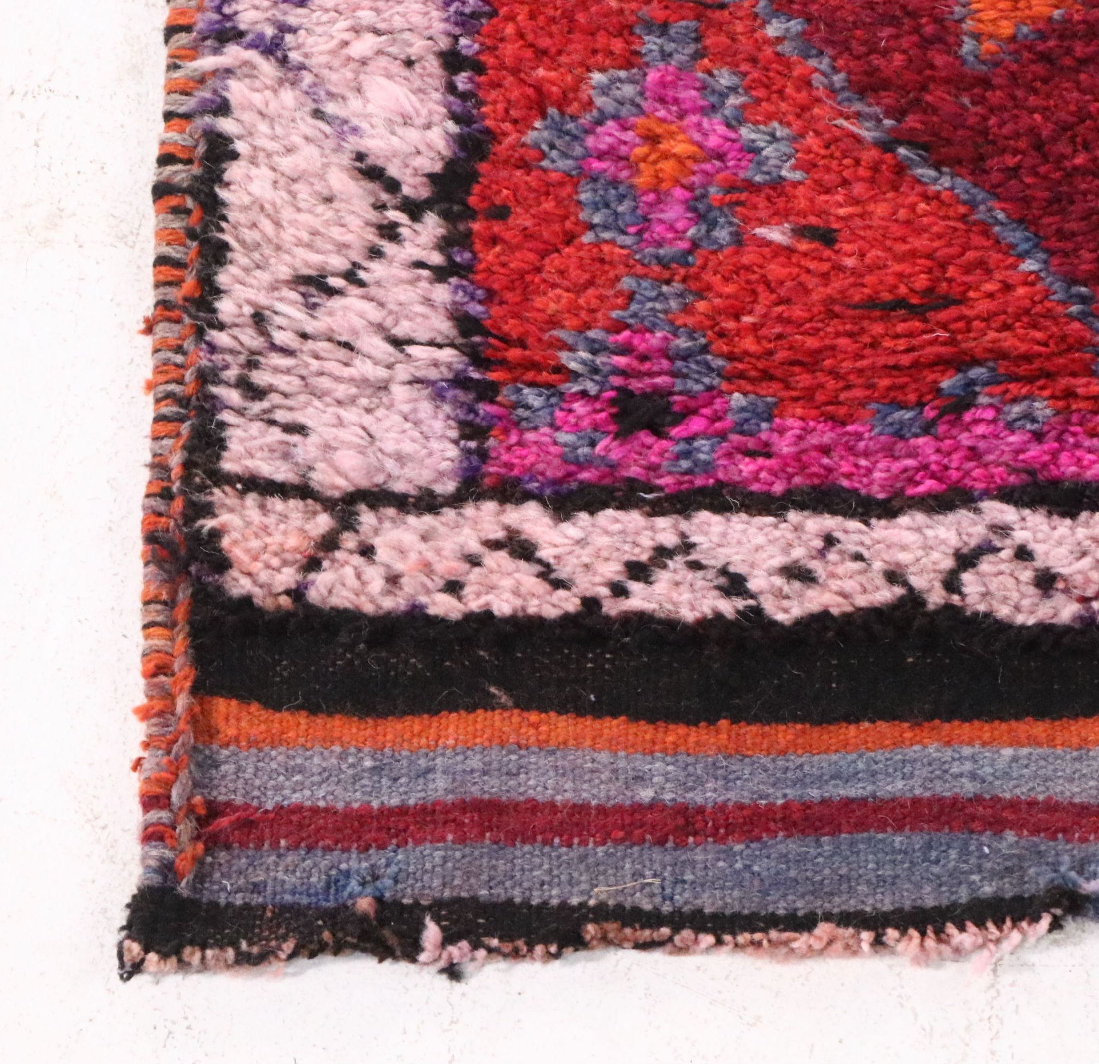 3'5 x 14'4 Hand-Knotted Turkish Village Long Rug