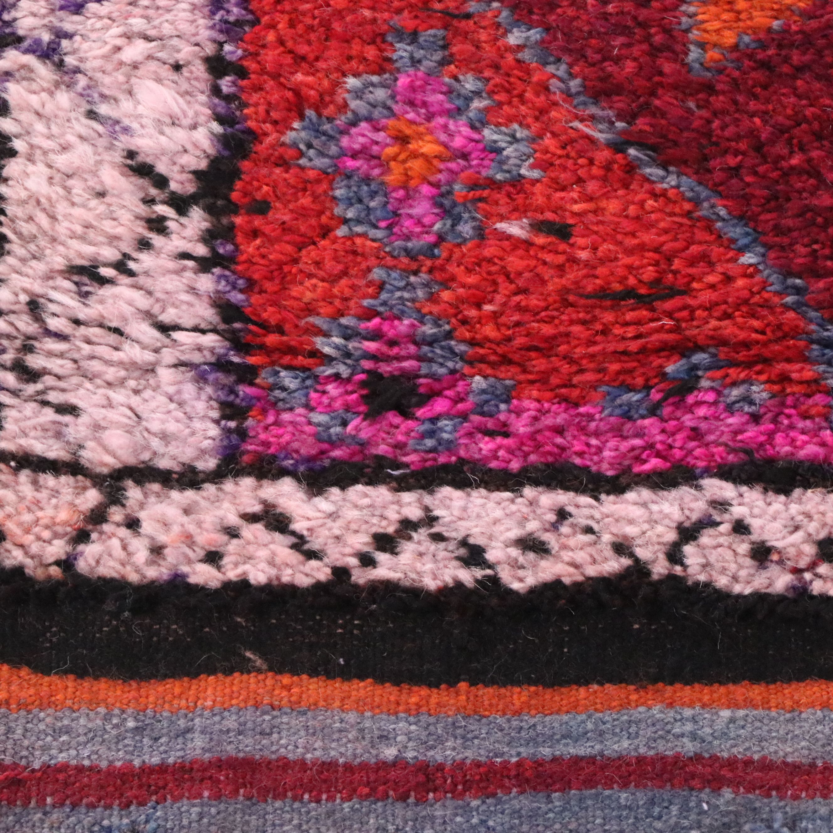 3'5 x 14'4 Hand-Knotted Turkish Village Long Rug