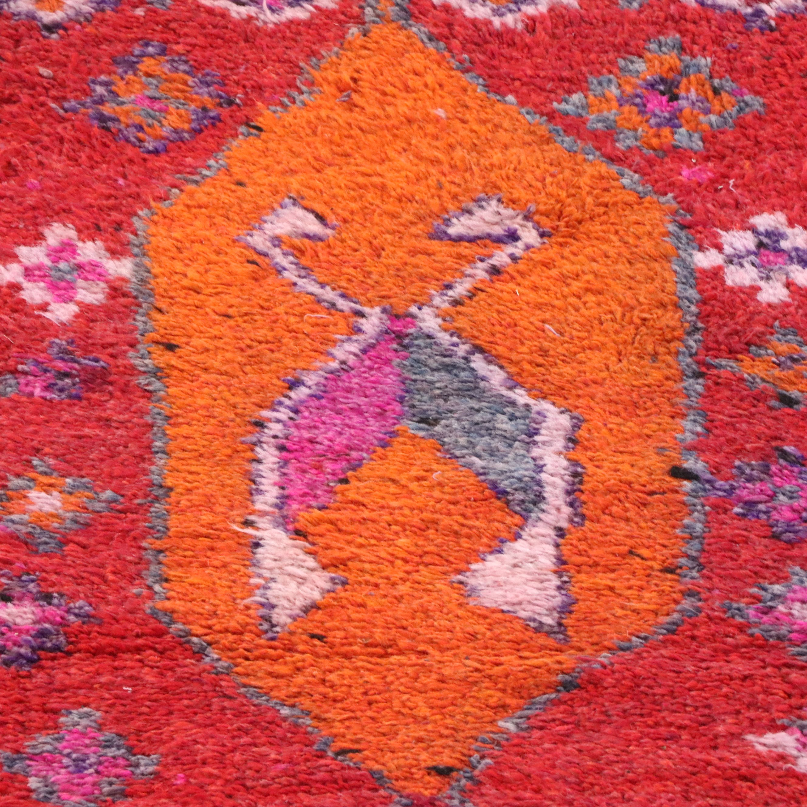 3'5 x 14'4 Hand-Knotted Turkish Village Long Rug