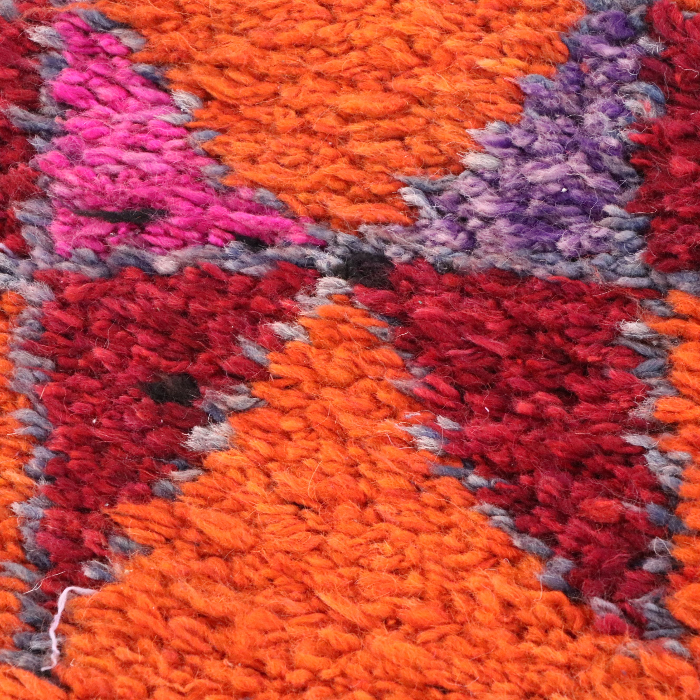 3'5 x 14'4 Hand-Knotted Turkish Village Long Rug