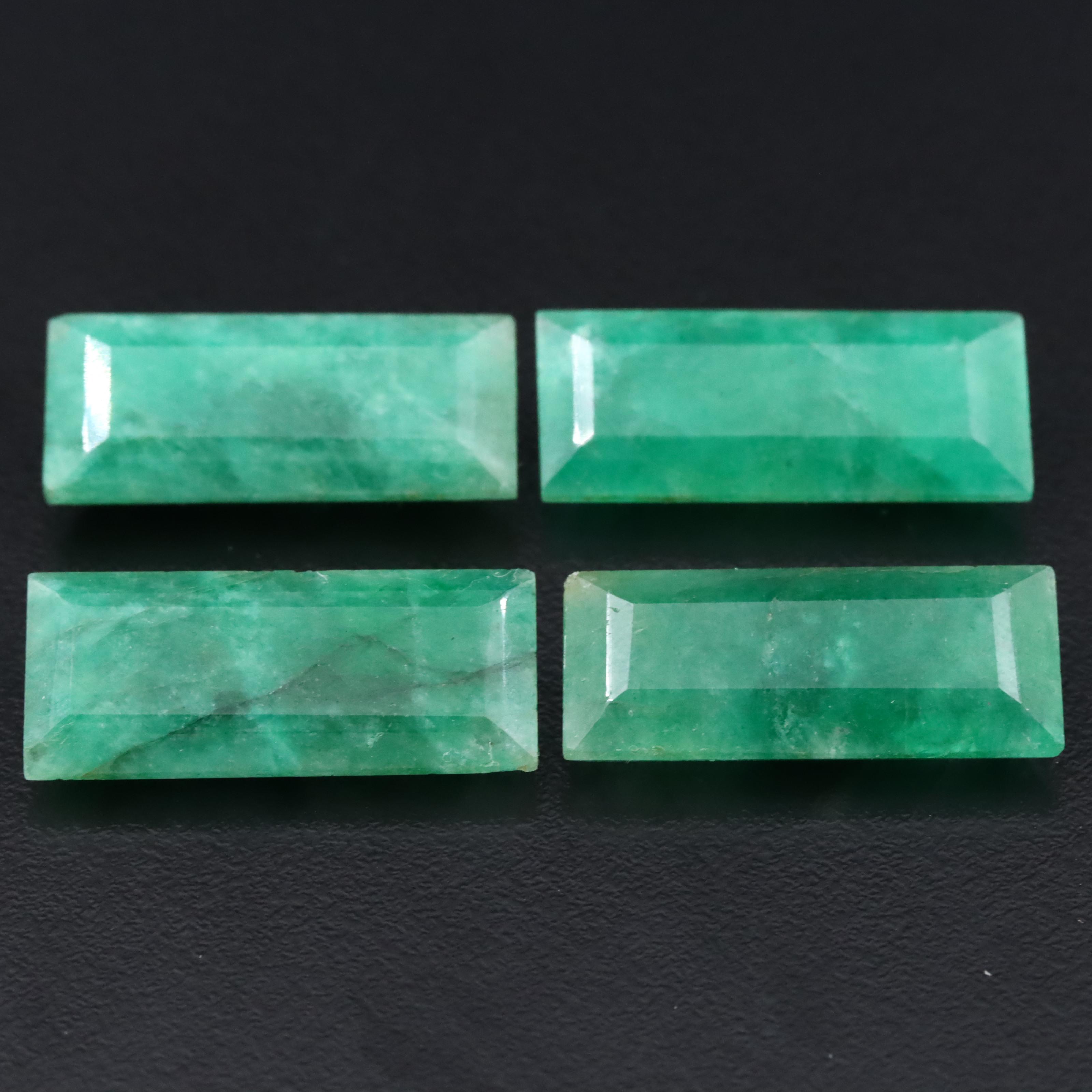 Loose 51.34 CTW Dyed Beryl Lot