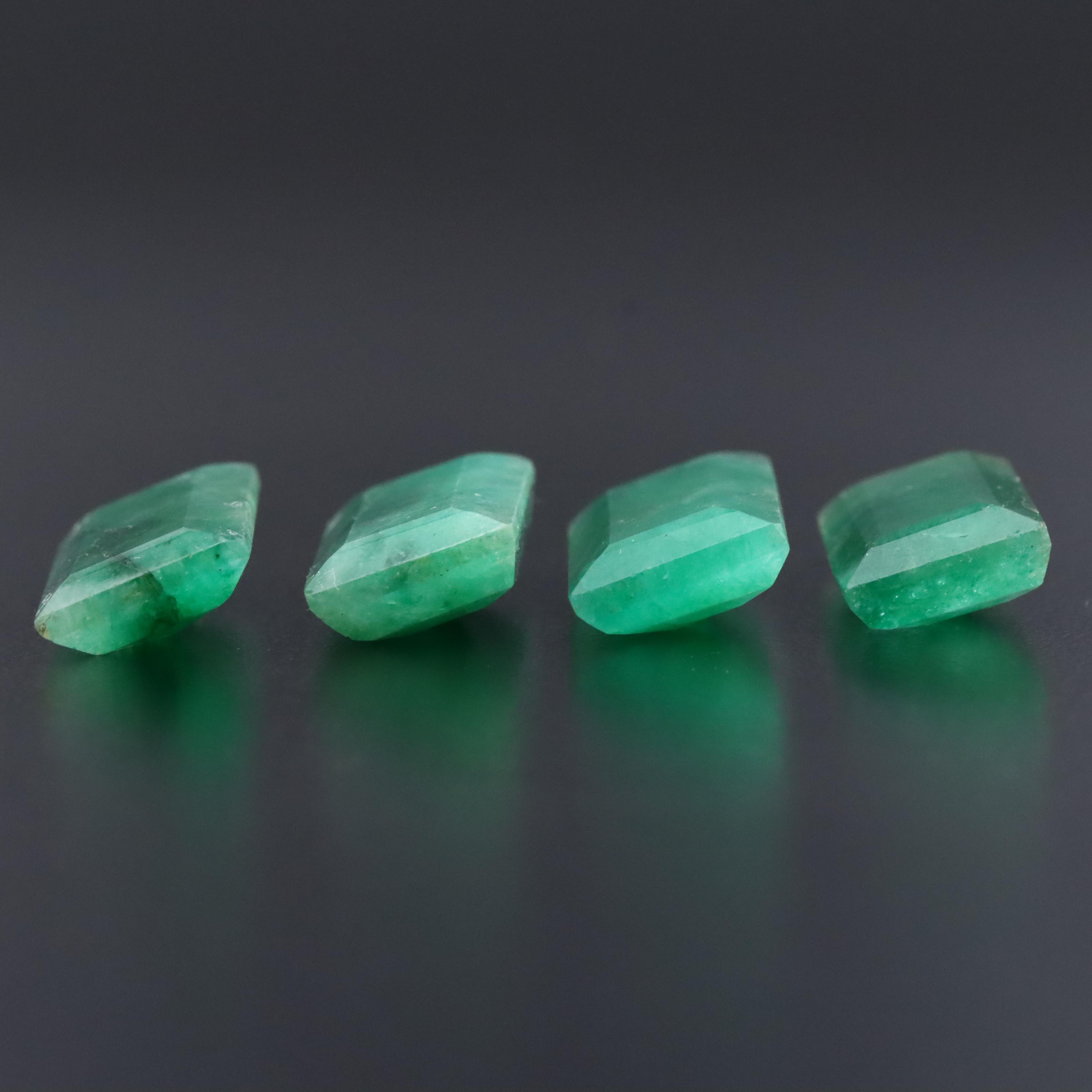 Loose 51.34 CTW Dyed Beryl Lot