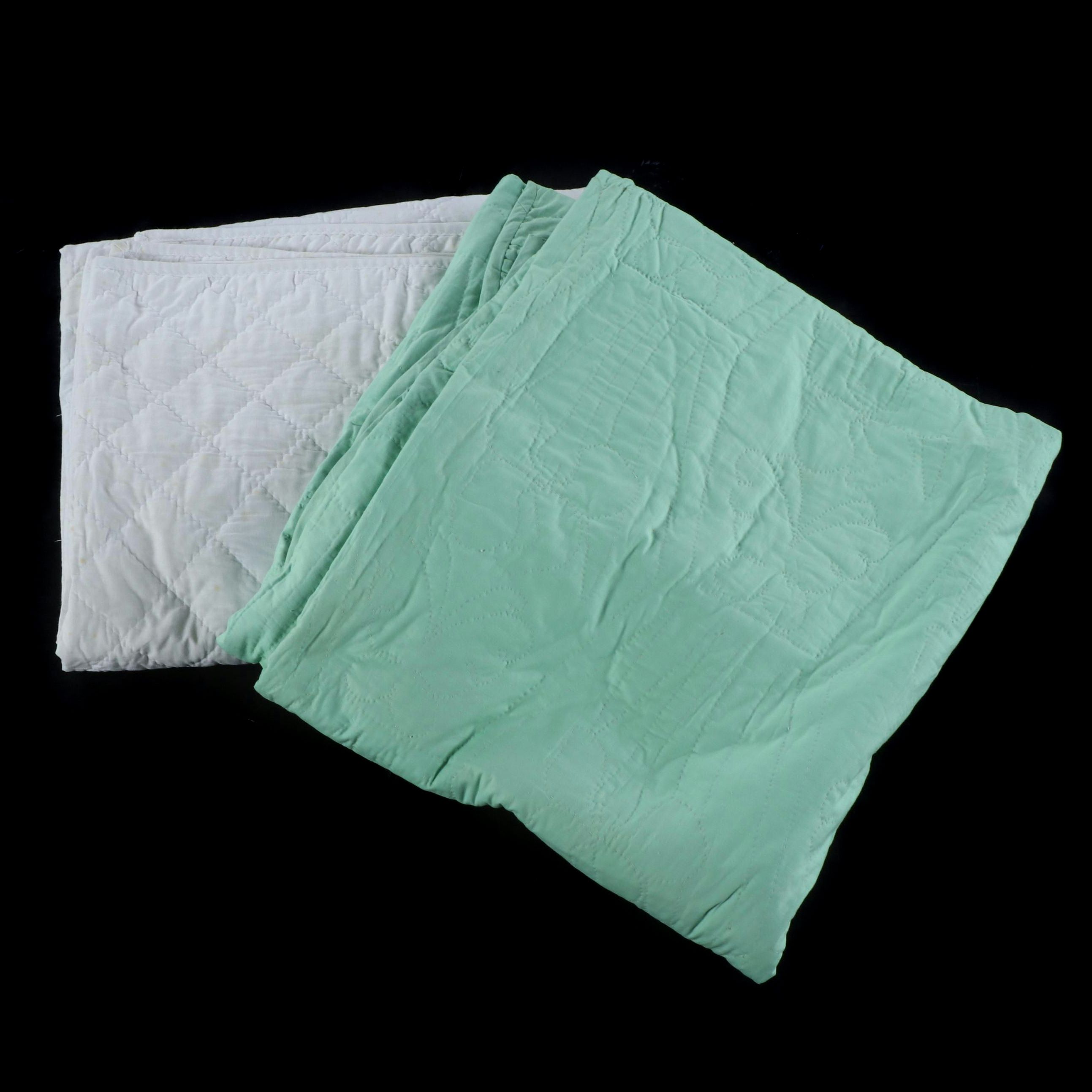 Hand-Pieced "Sunbonnet Sue" and Iris Blooms Appliquéd Quilts