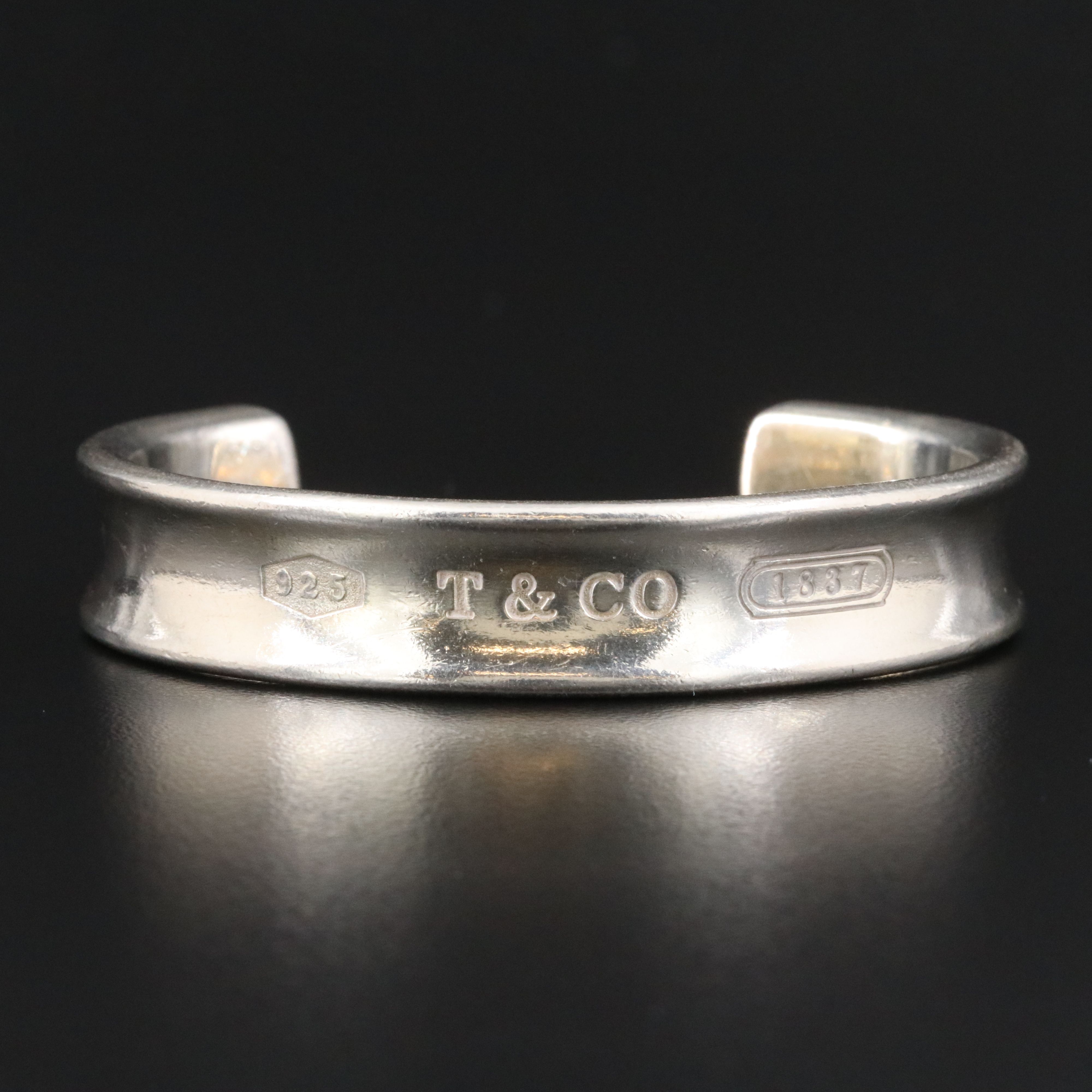 Tiffany & Co. 1837 Sterling Cuff Bracelet