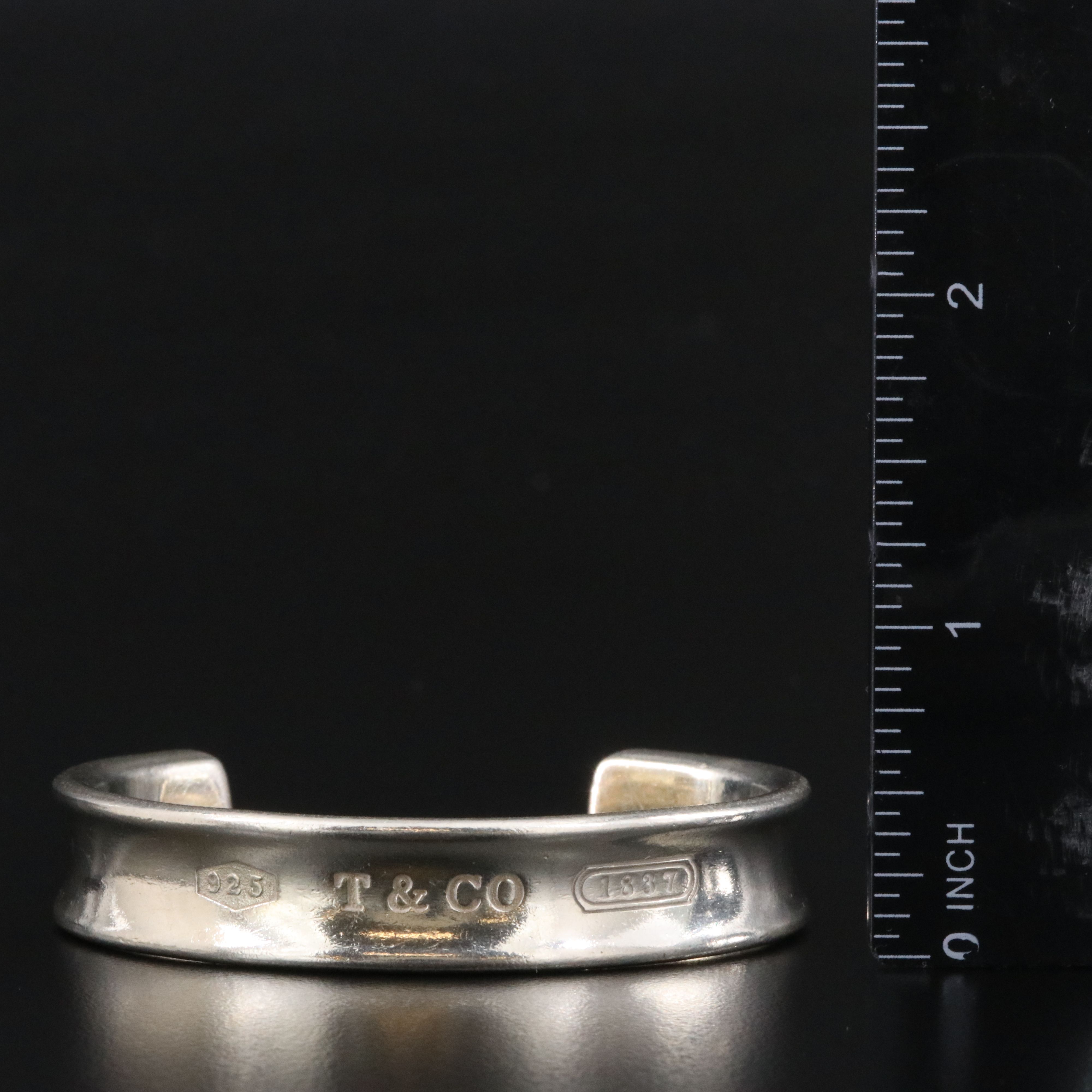 Tiffany & Co. 1837 Sterling Cuff Bracelet