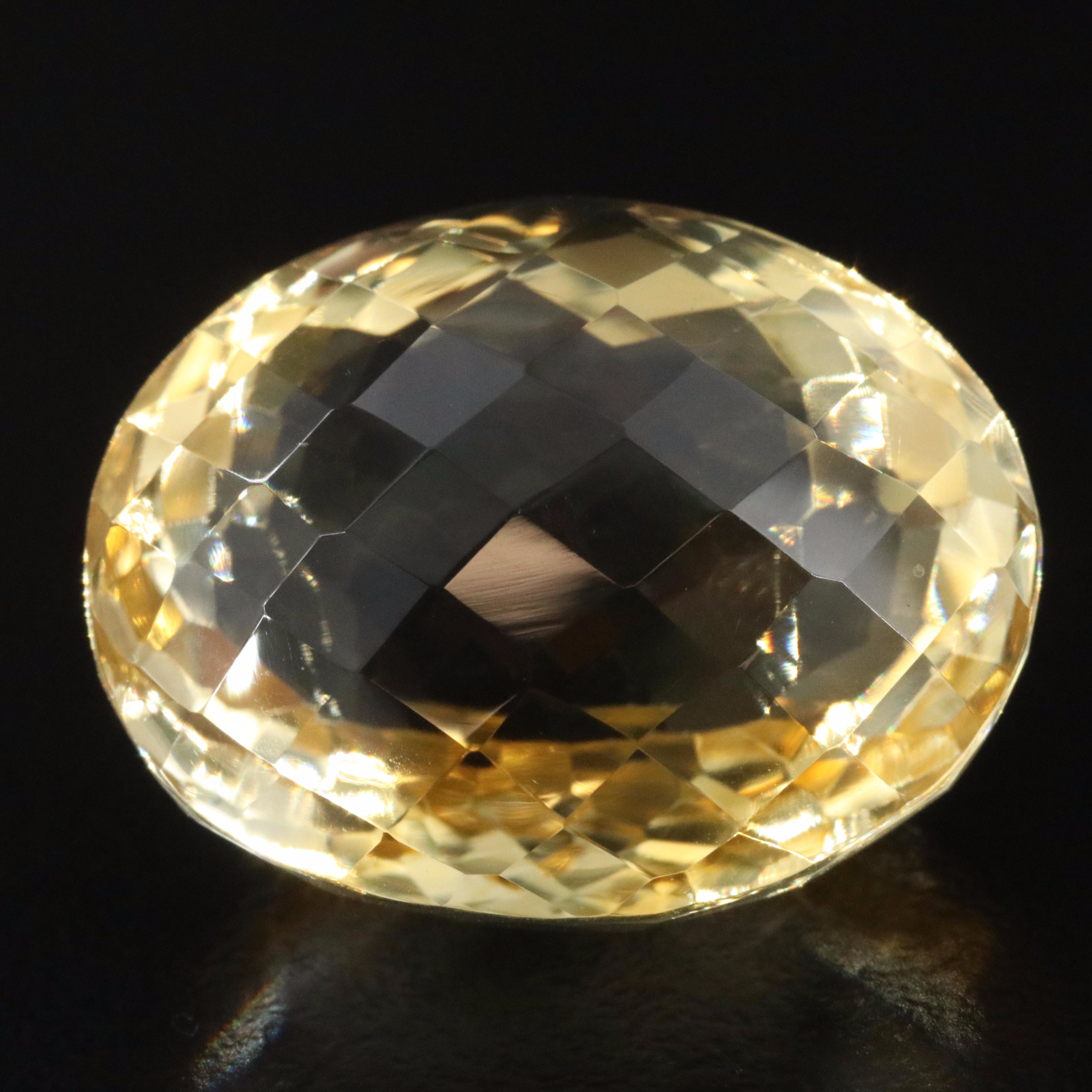 Loose 24.36 CT Citrine