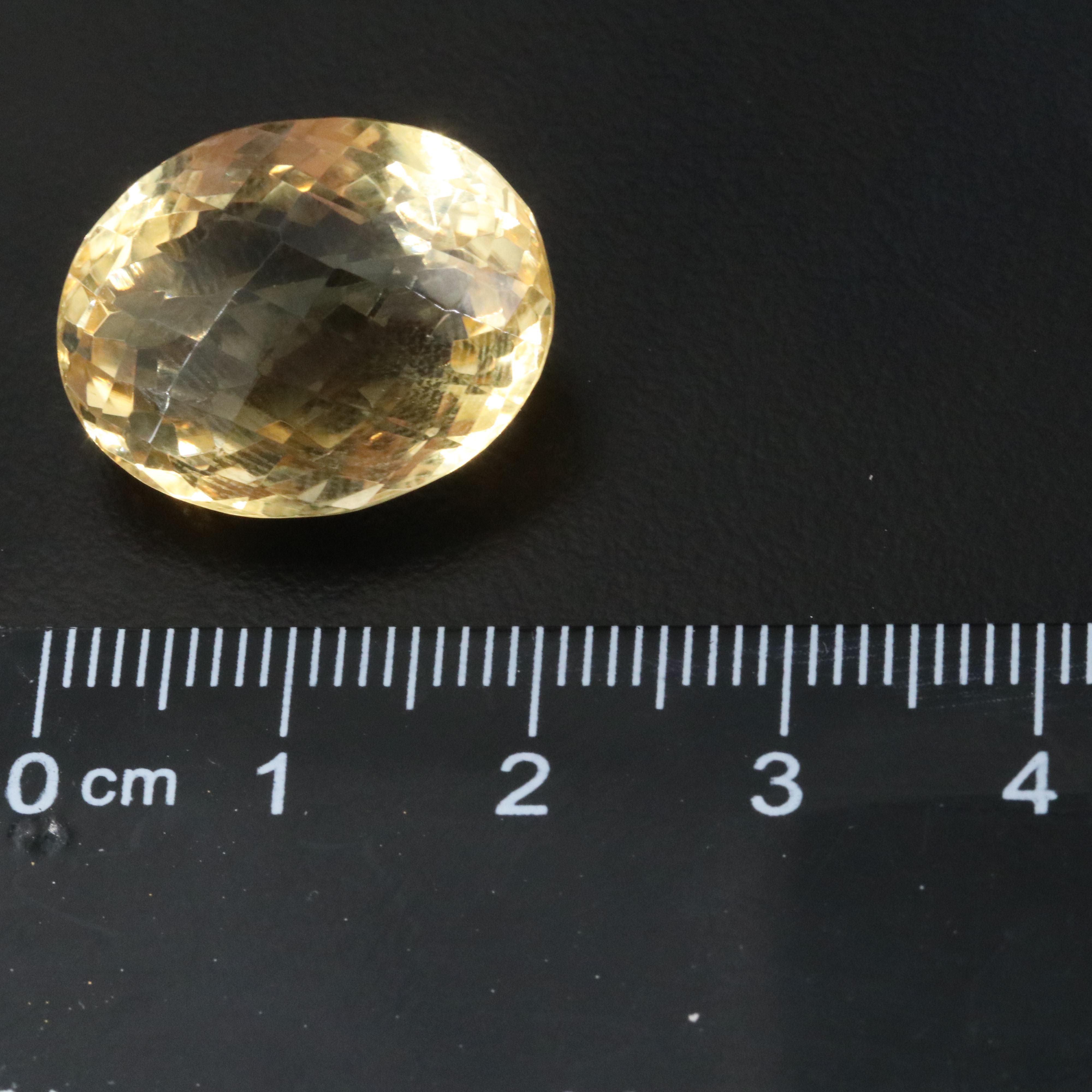Loose 24.36 CT Citrine