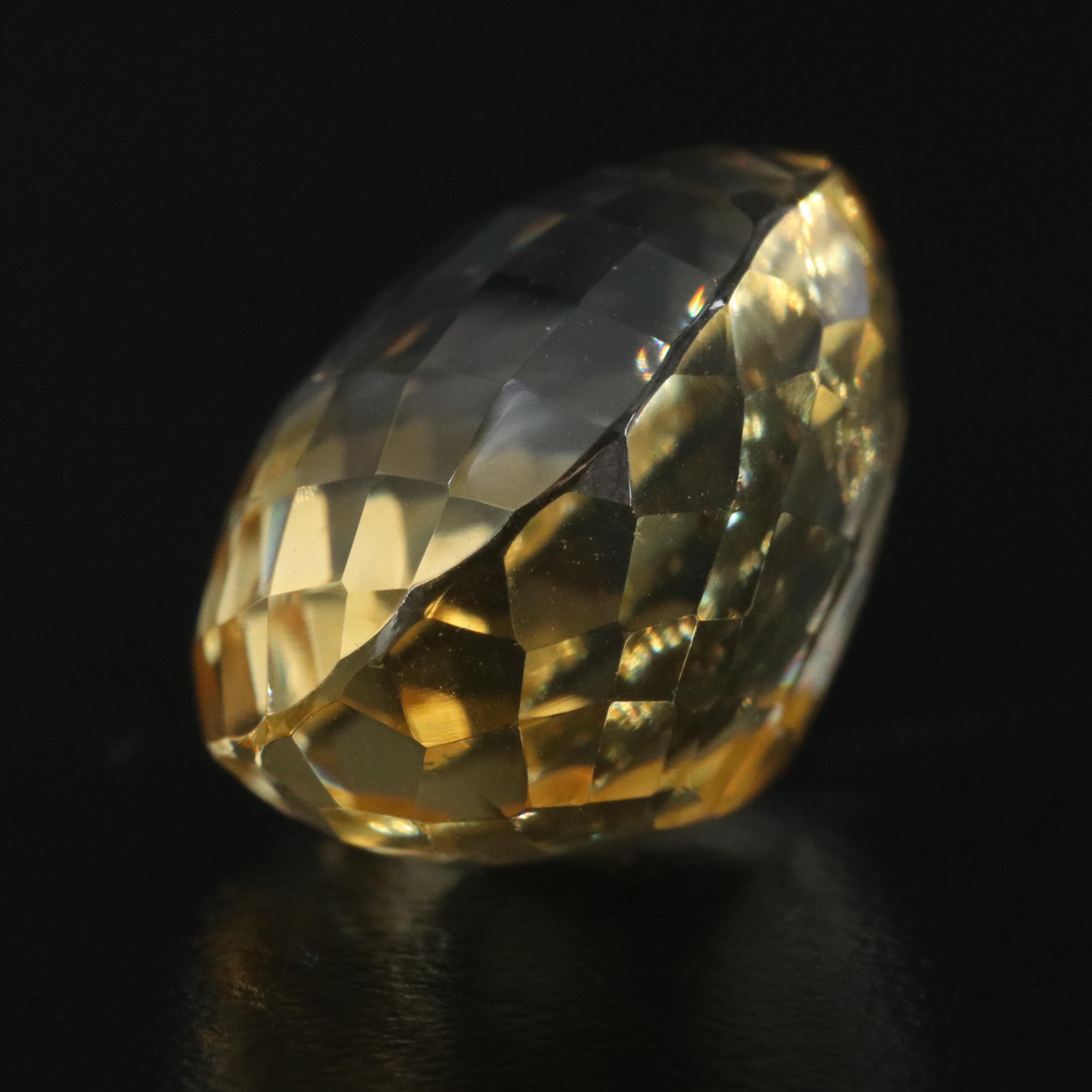 Loose 24.36 CT Citrine
