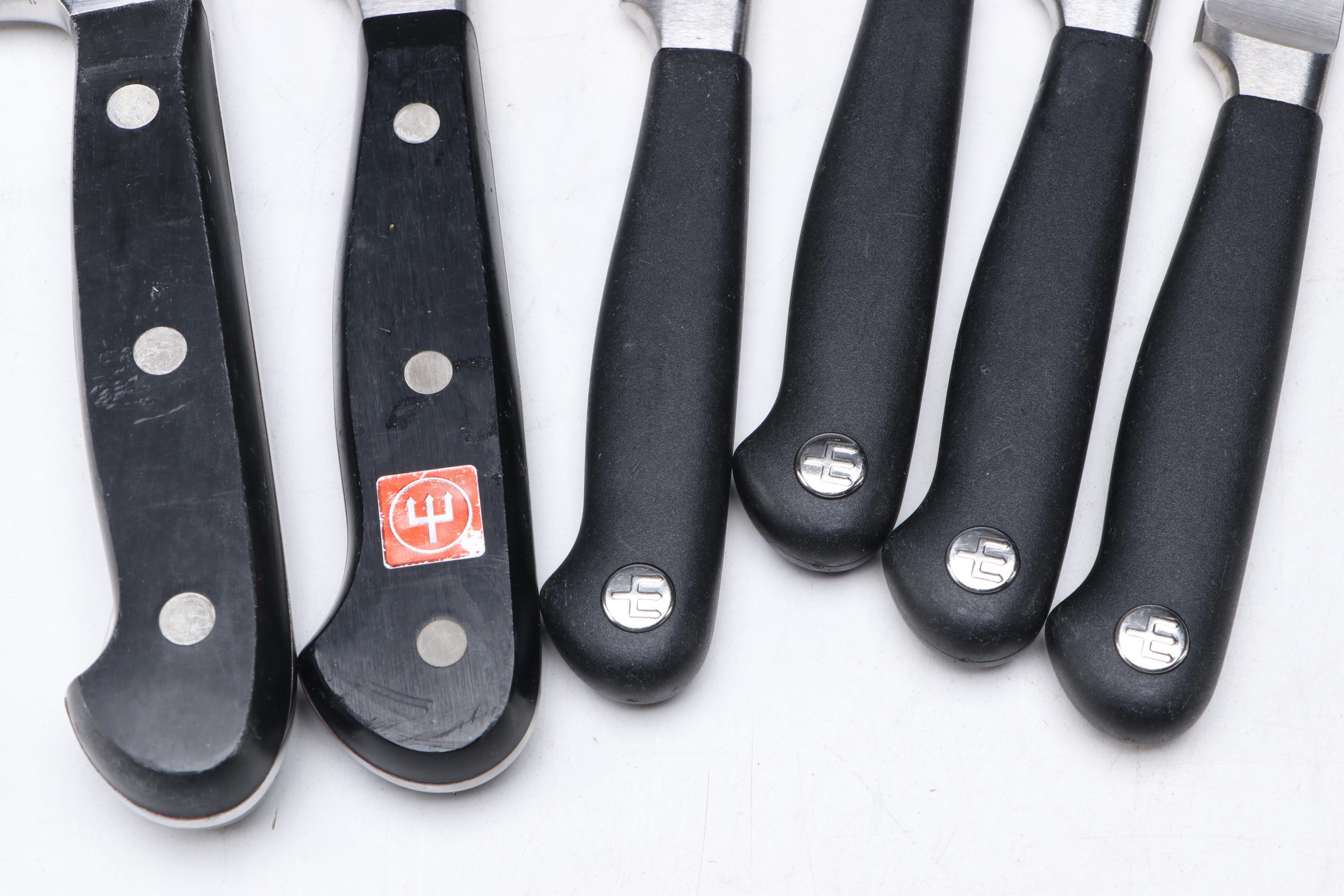 Wüsthof Grand Prix and Mundial  Stainless Steel Blade Plastic Handle Knives