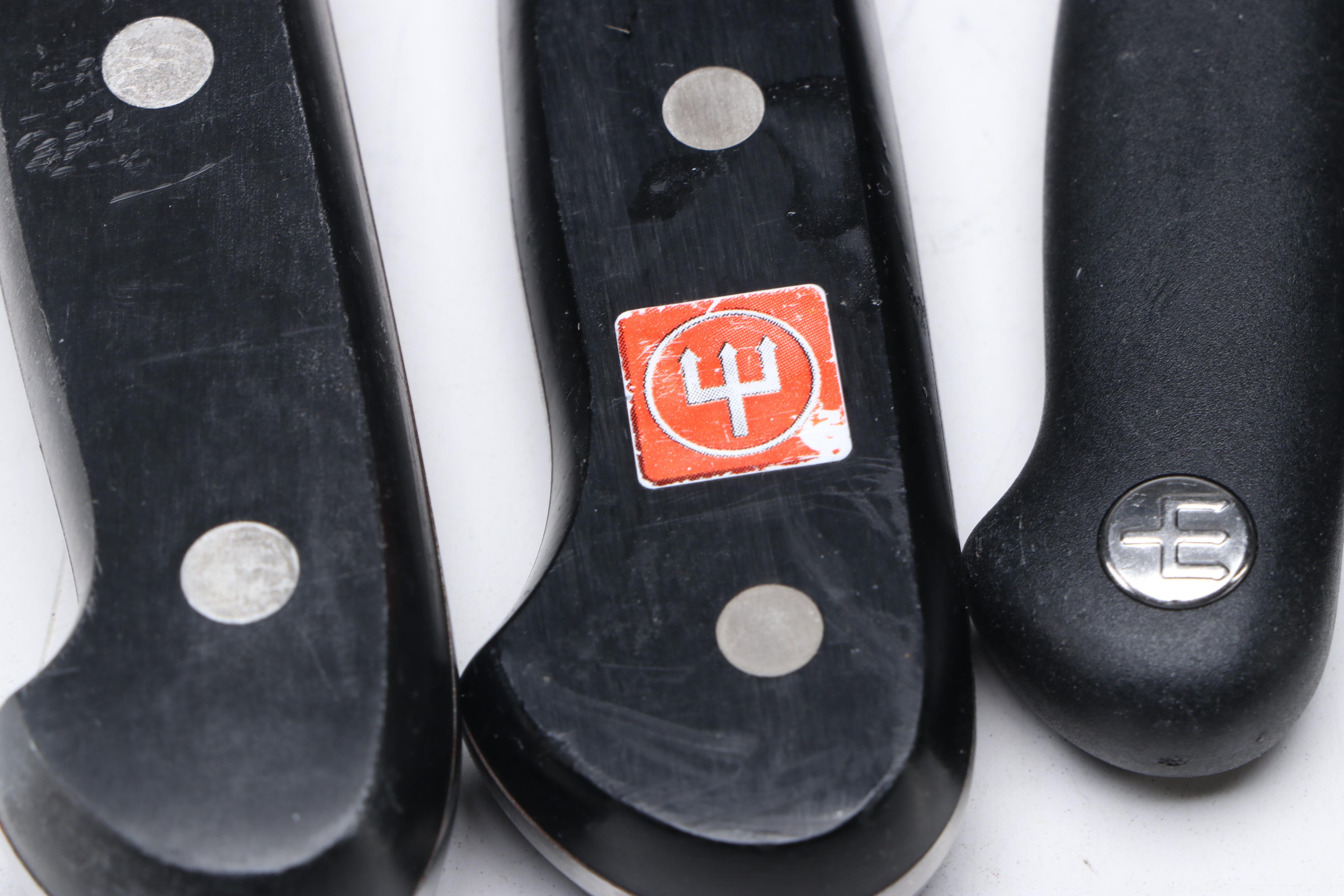 Wüsthof Grand Prix and Mundial  Stainless Steel Blade Plastic Handle Knives