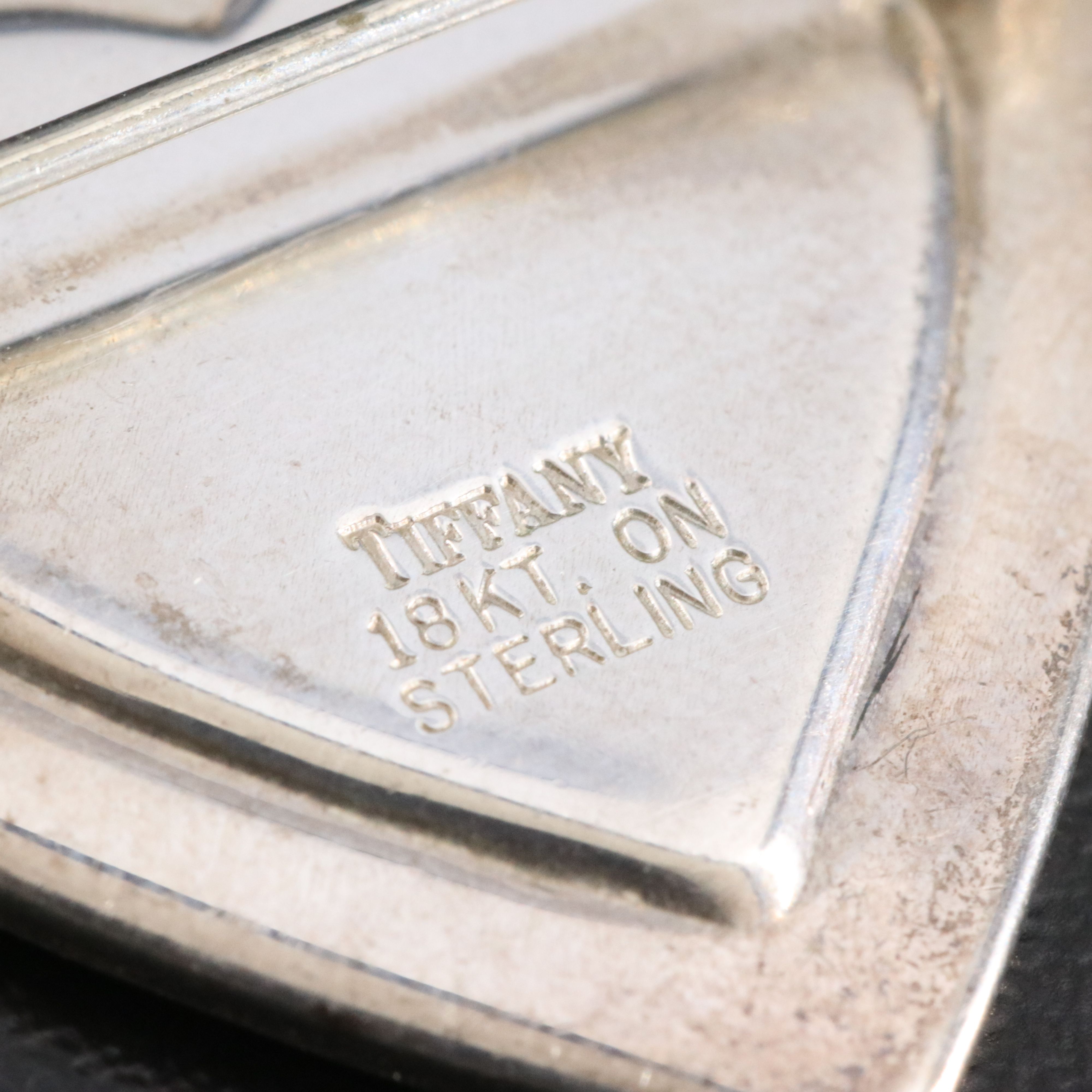 Tiffany & Co. Sterling and 18K Heart Brooch