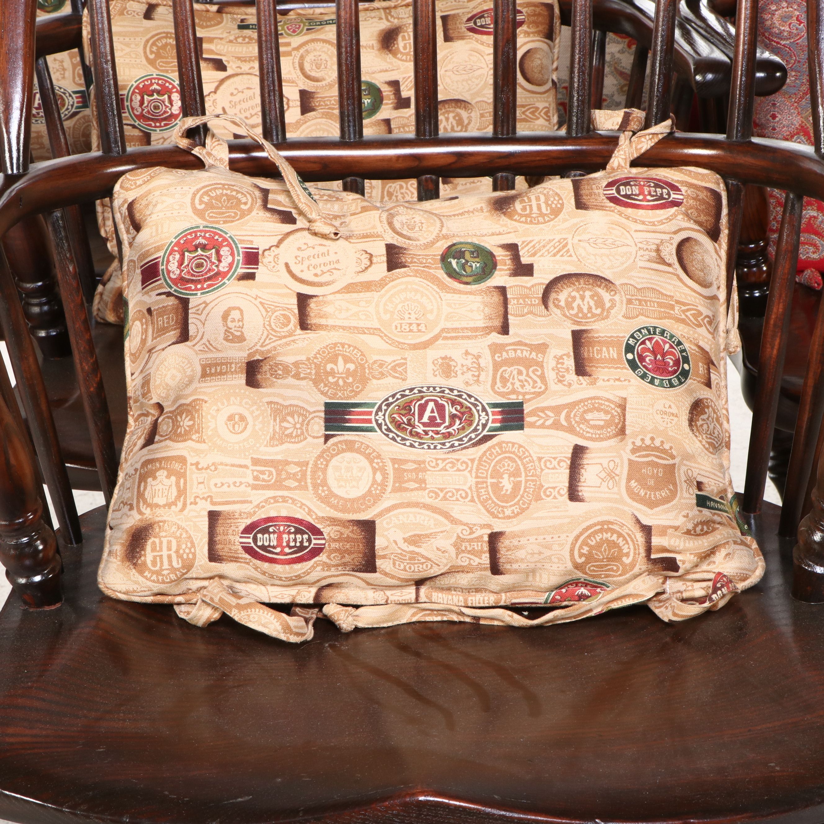 Set of Eight Windsor Barstools