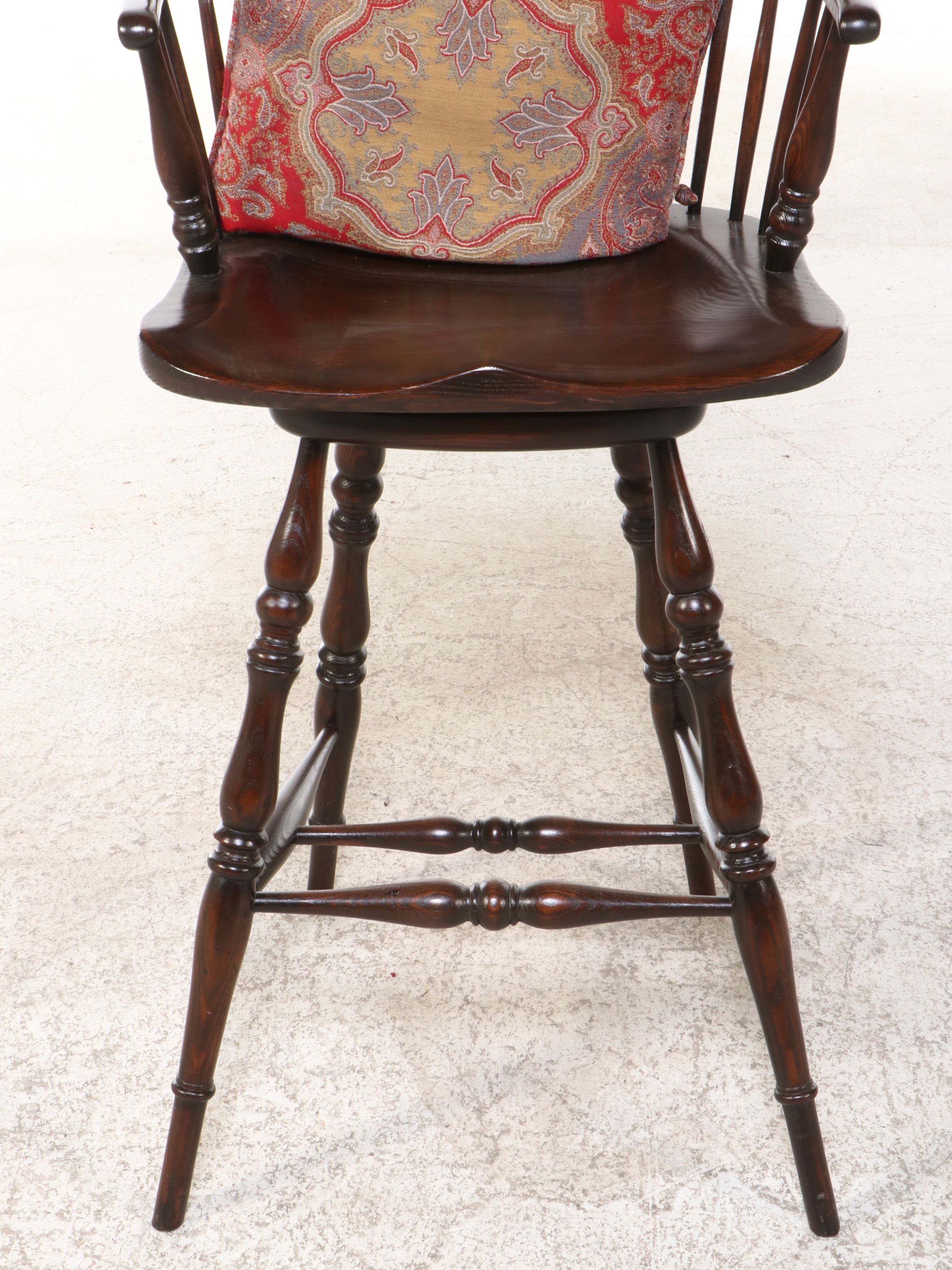 Set of Eight Windsor Barstools