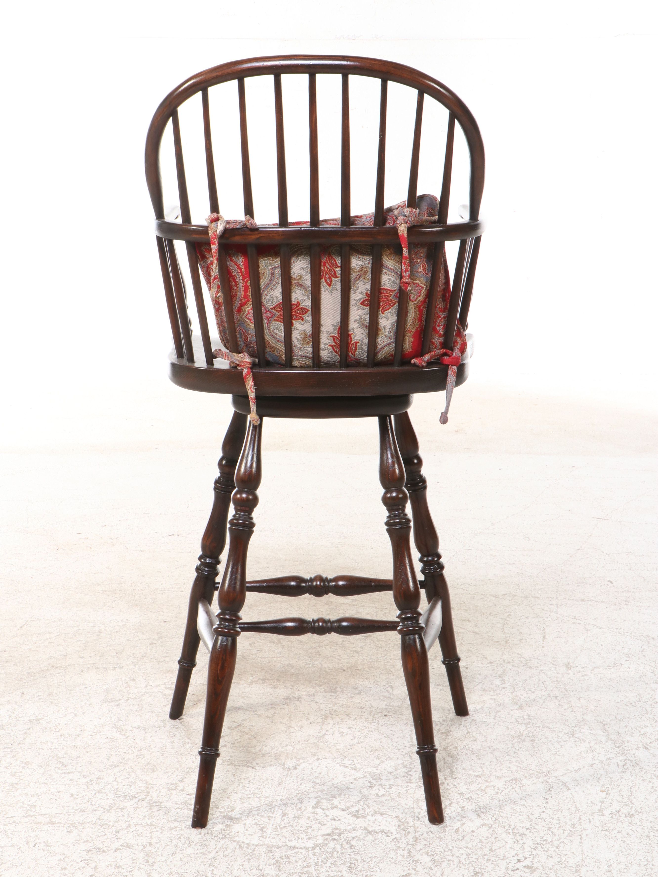 Set of Eight Windsor Barstools