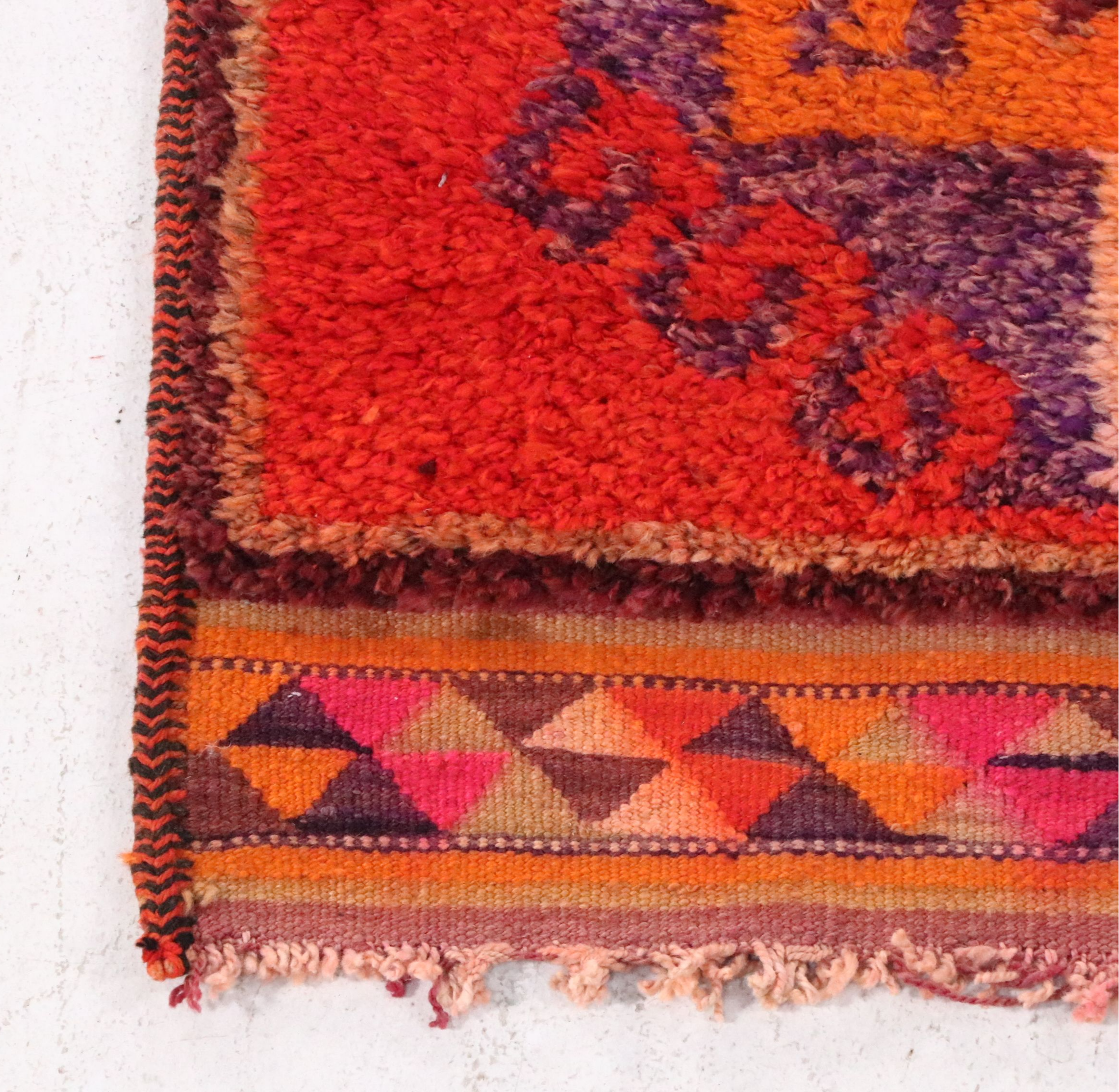 3'2 x 12'3 Hand-Knotted Turkish Village Long Rug