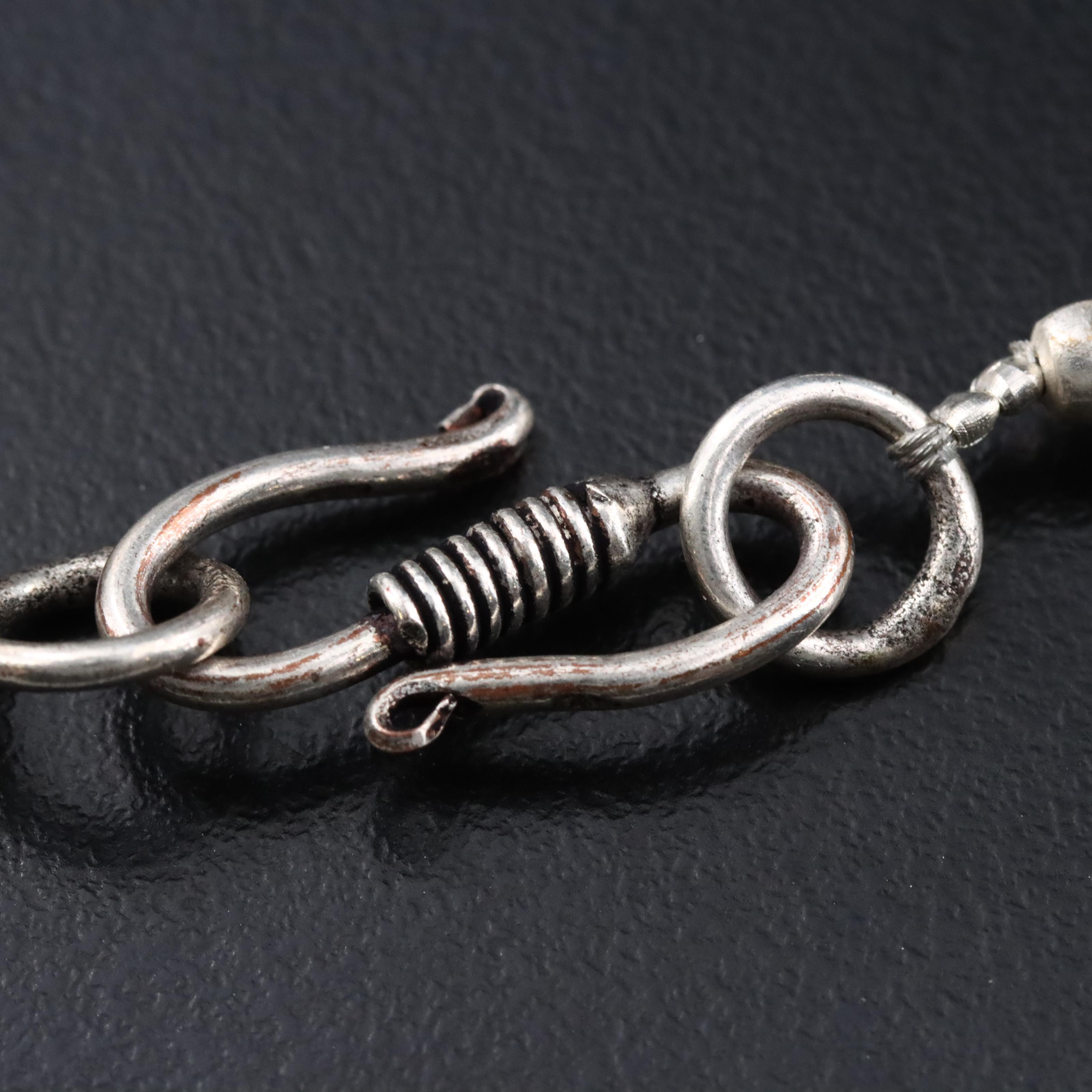 Afghan Kuchi Style Necklace with Lapis Lazuli, Coral and Chip Stone