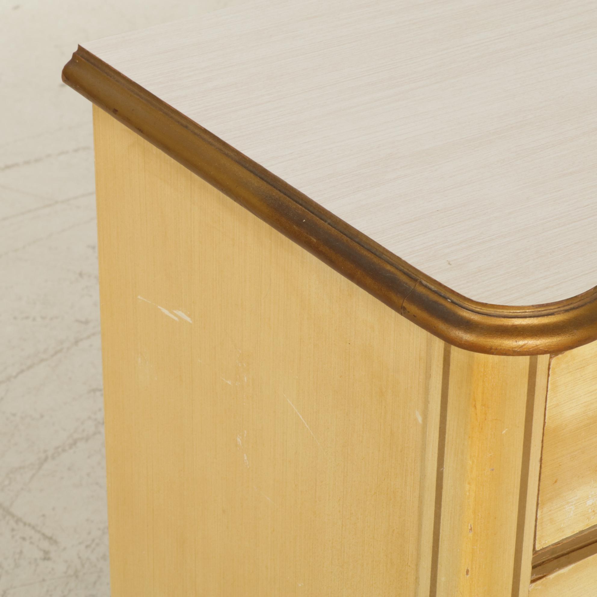 French Provincial Style Painted Dresser, Mid-20th Century