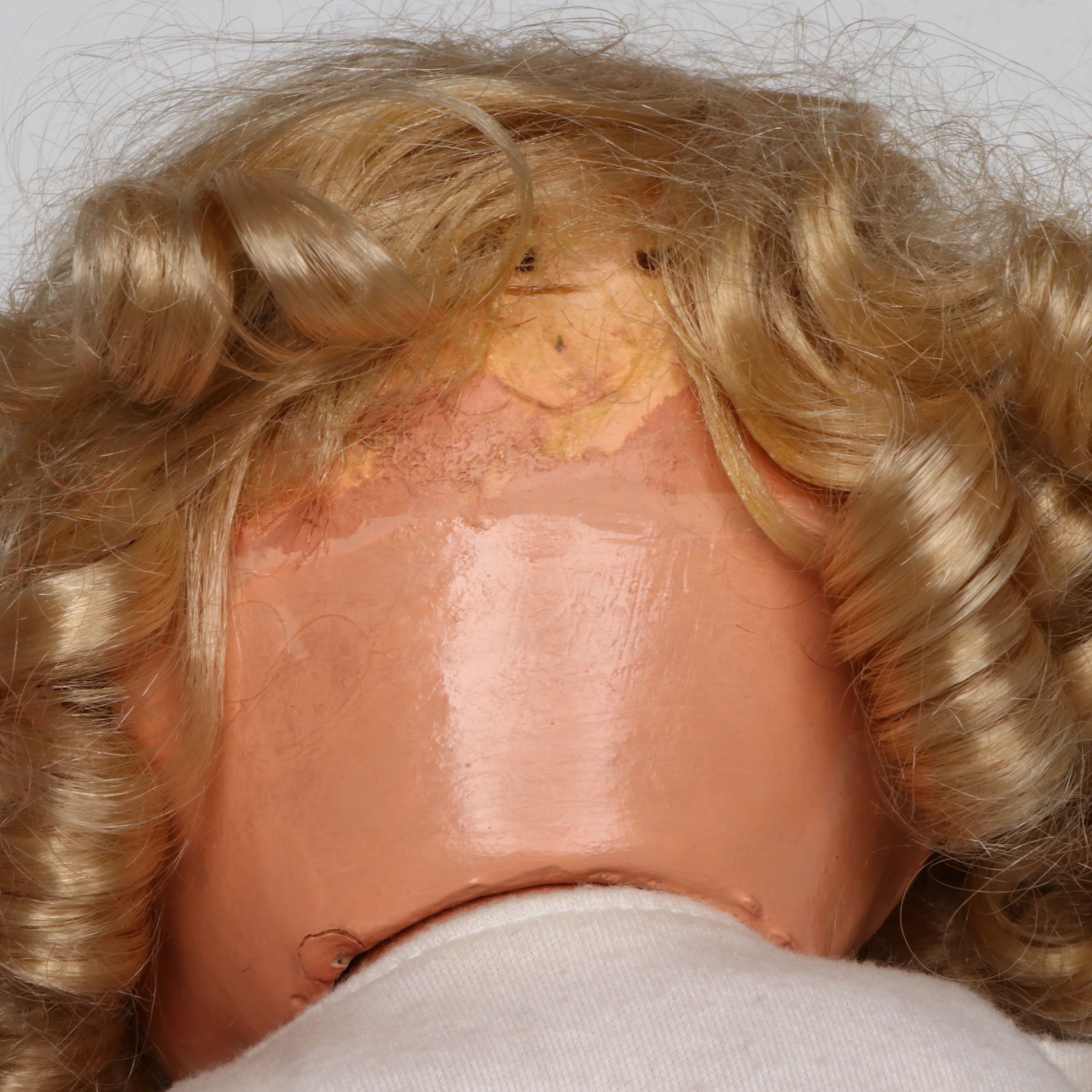 Shirley Temple Type Composite Doll, Early to Mid-20th Century