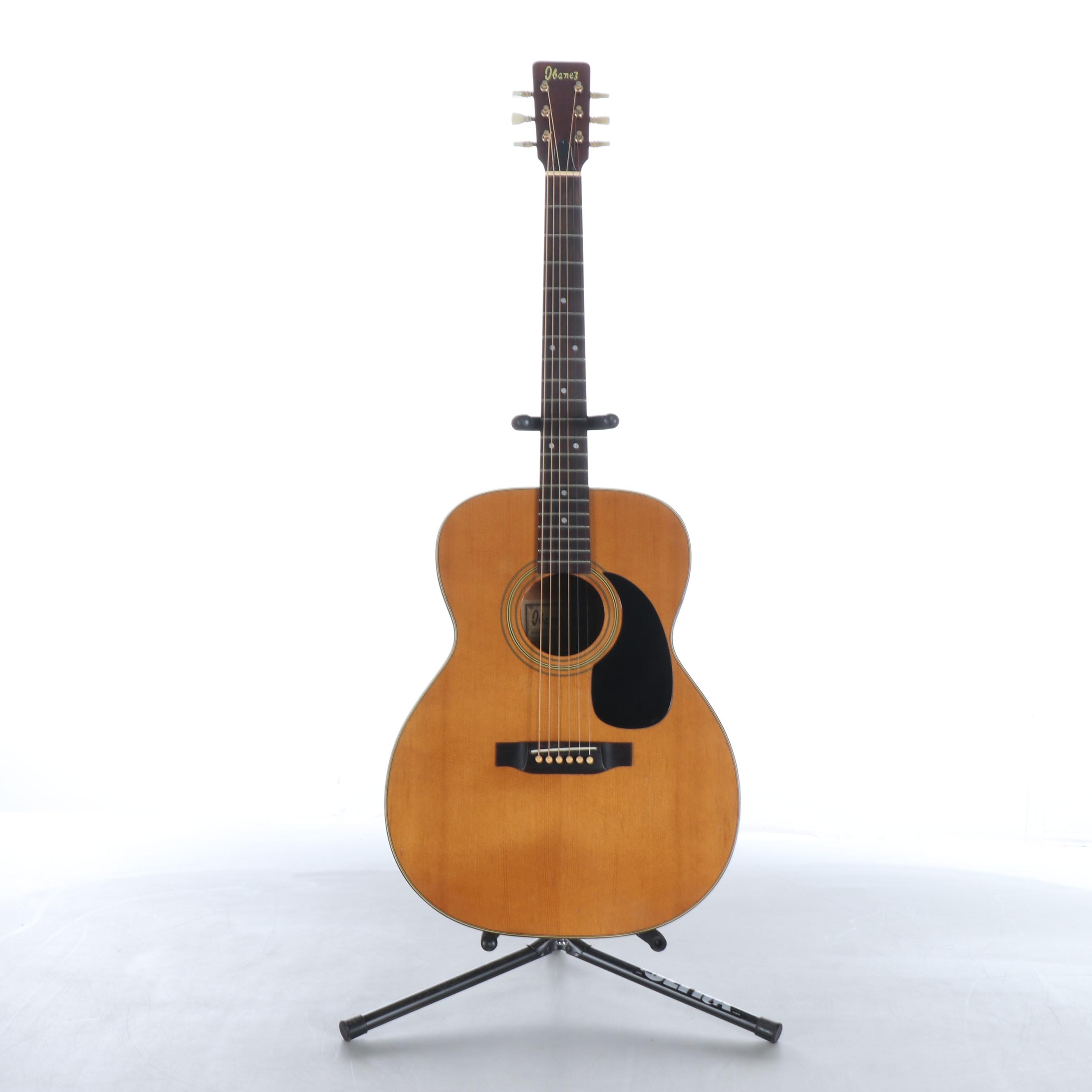 Ibanez Vintage Spruce Top and Mahogany Acoustic Guitar