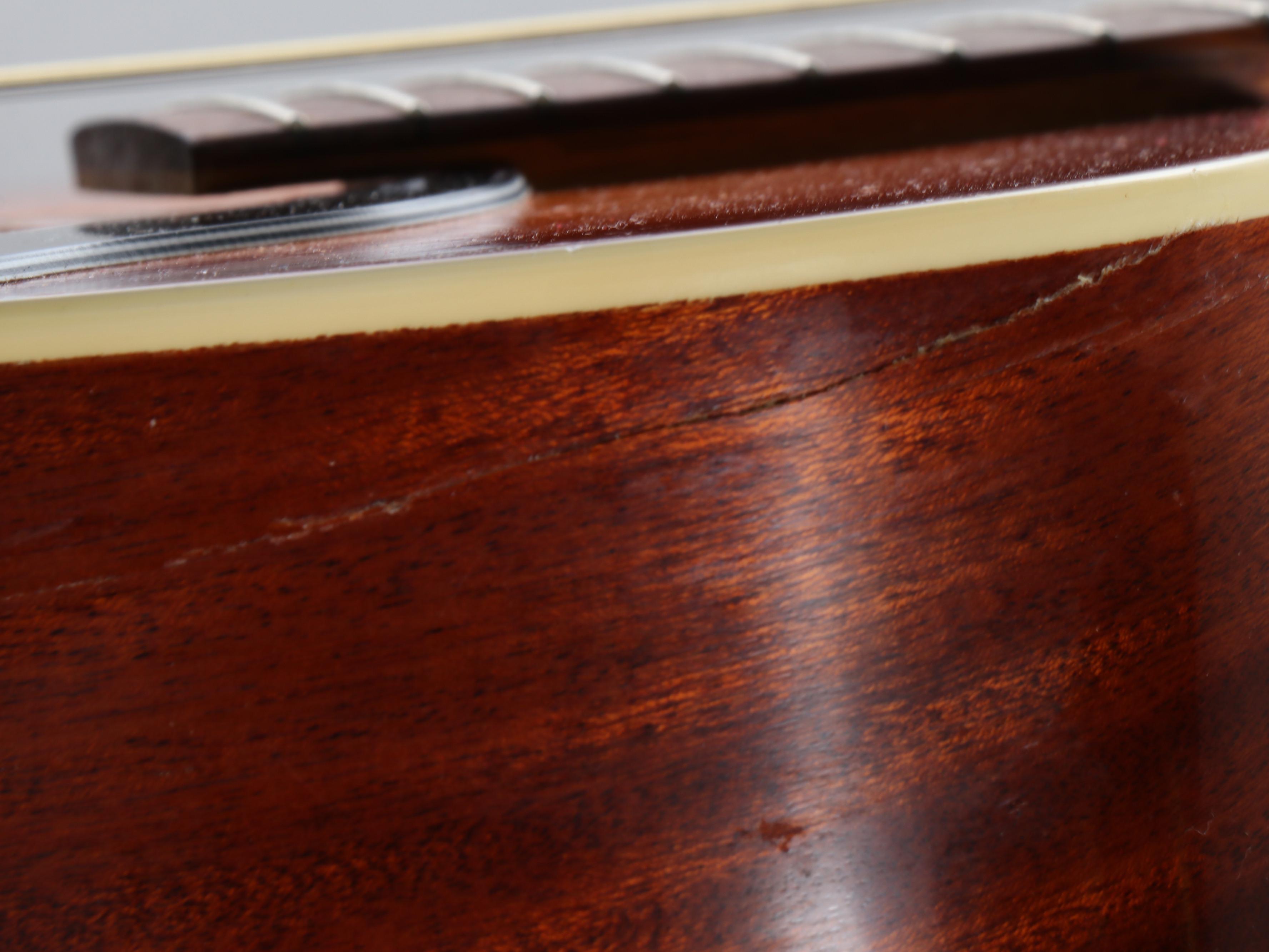 Framus Bavarian "Gaucho" Sunburst Parlor Acoustic Guitar, Mid to Late 20th C