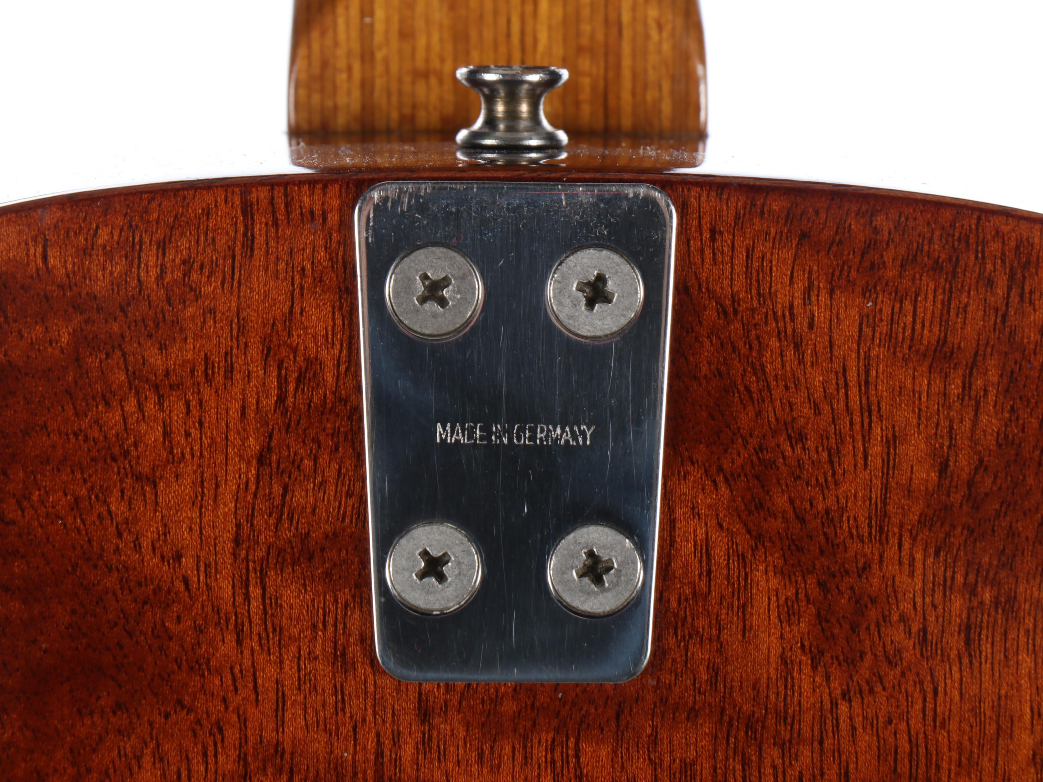 Framus Bavarian "Gaucho" Sunburst Parlor Acoustic Guitar, Mid to Late 20th C