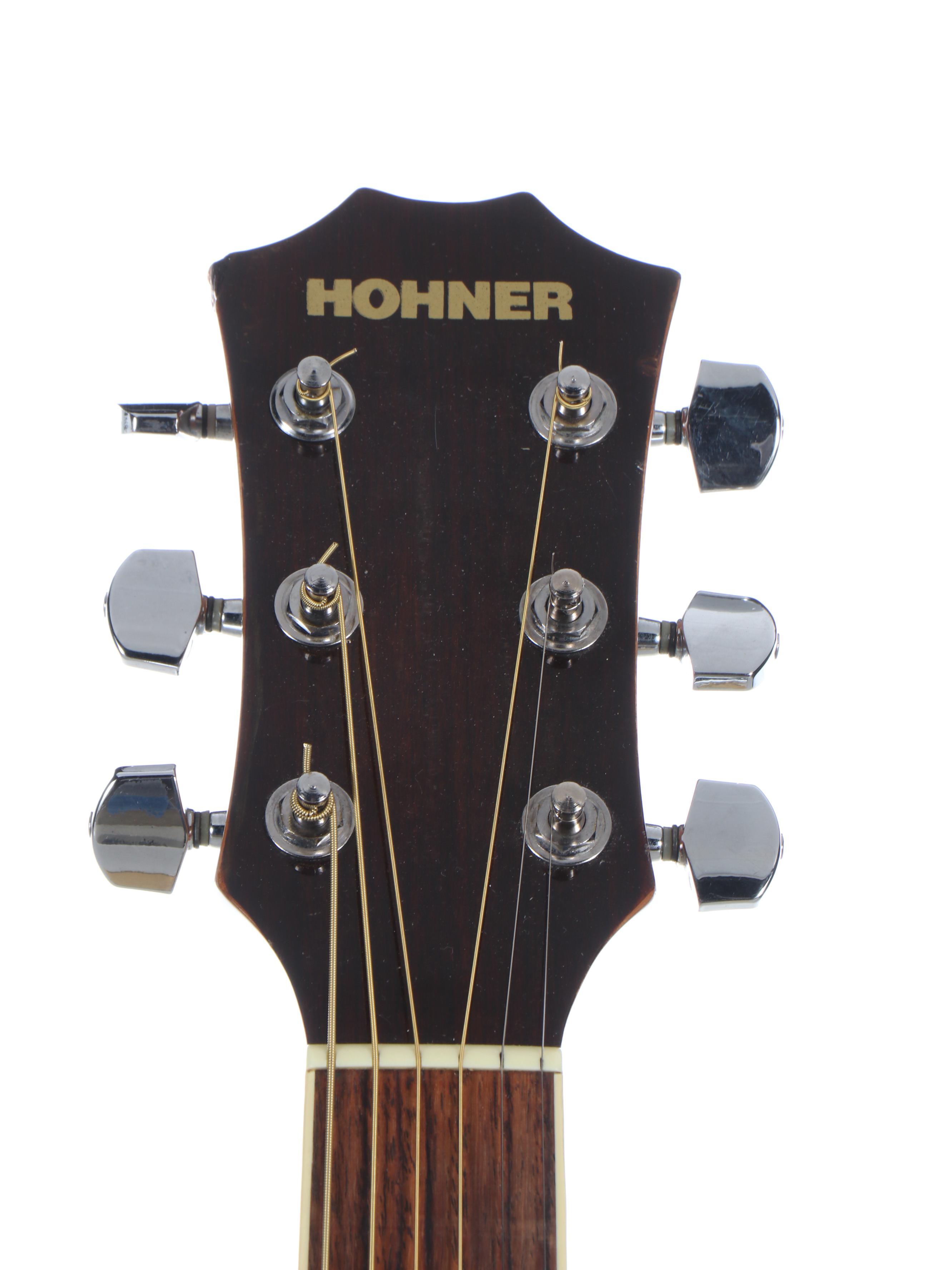 Hohner Single Cutaway Spruce Top Electric Acoustic Guitar