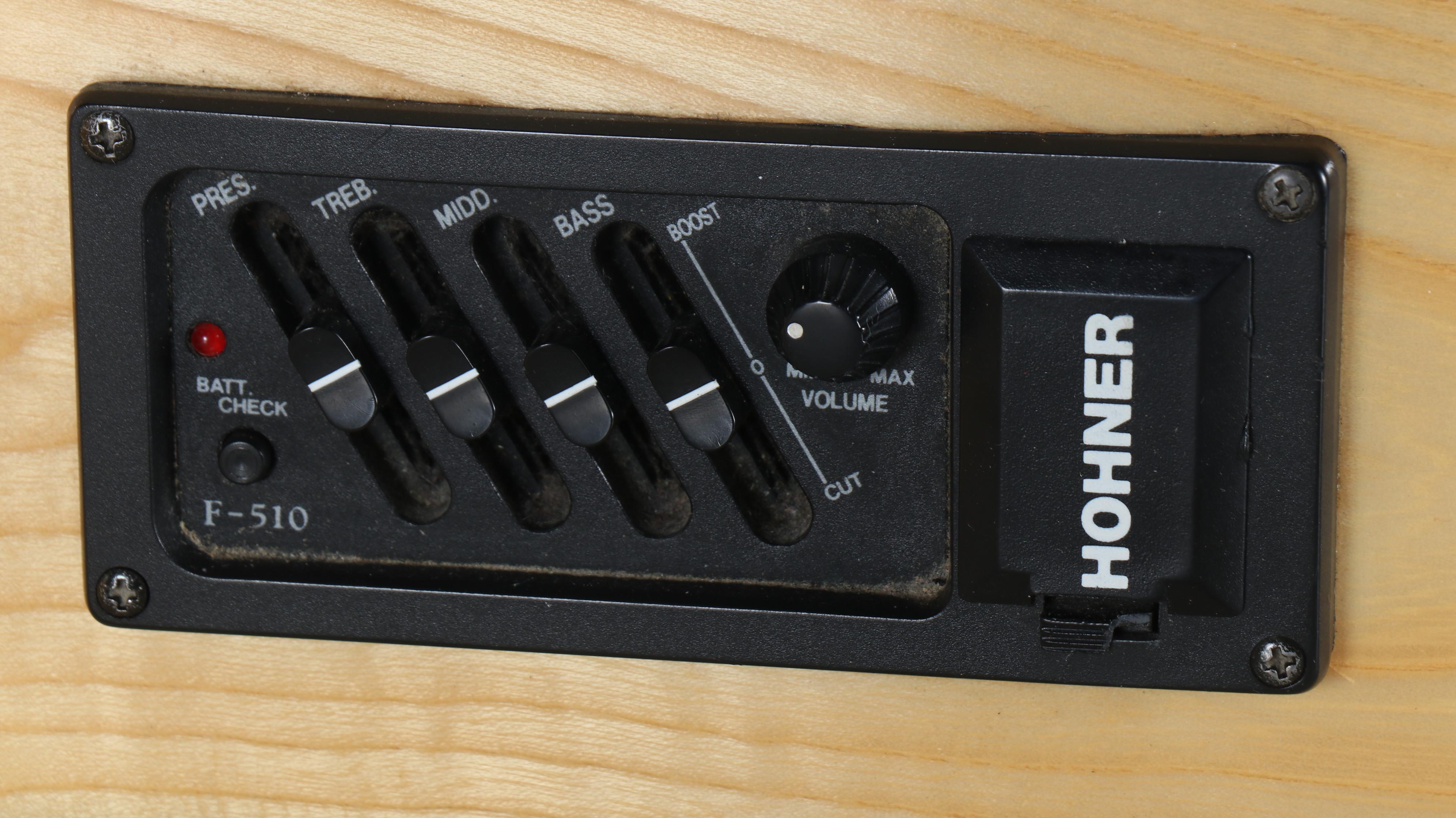 Hohner Single Cutaway Spruce Top Electric Acoustic Guitar