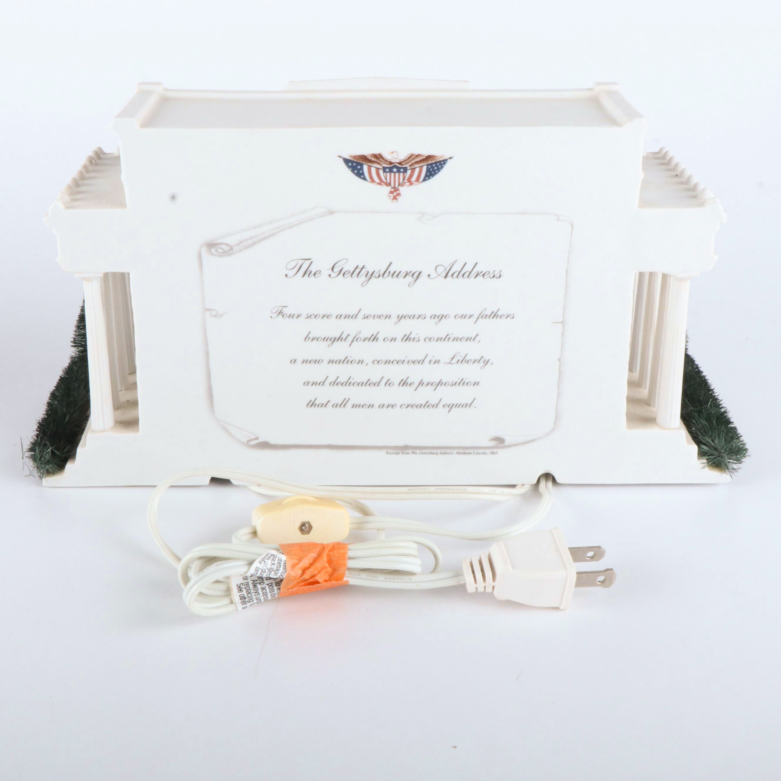 Department 56 American Pride Collection Lincoln and Jefferson Memorial Facades