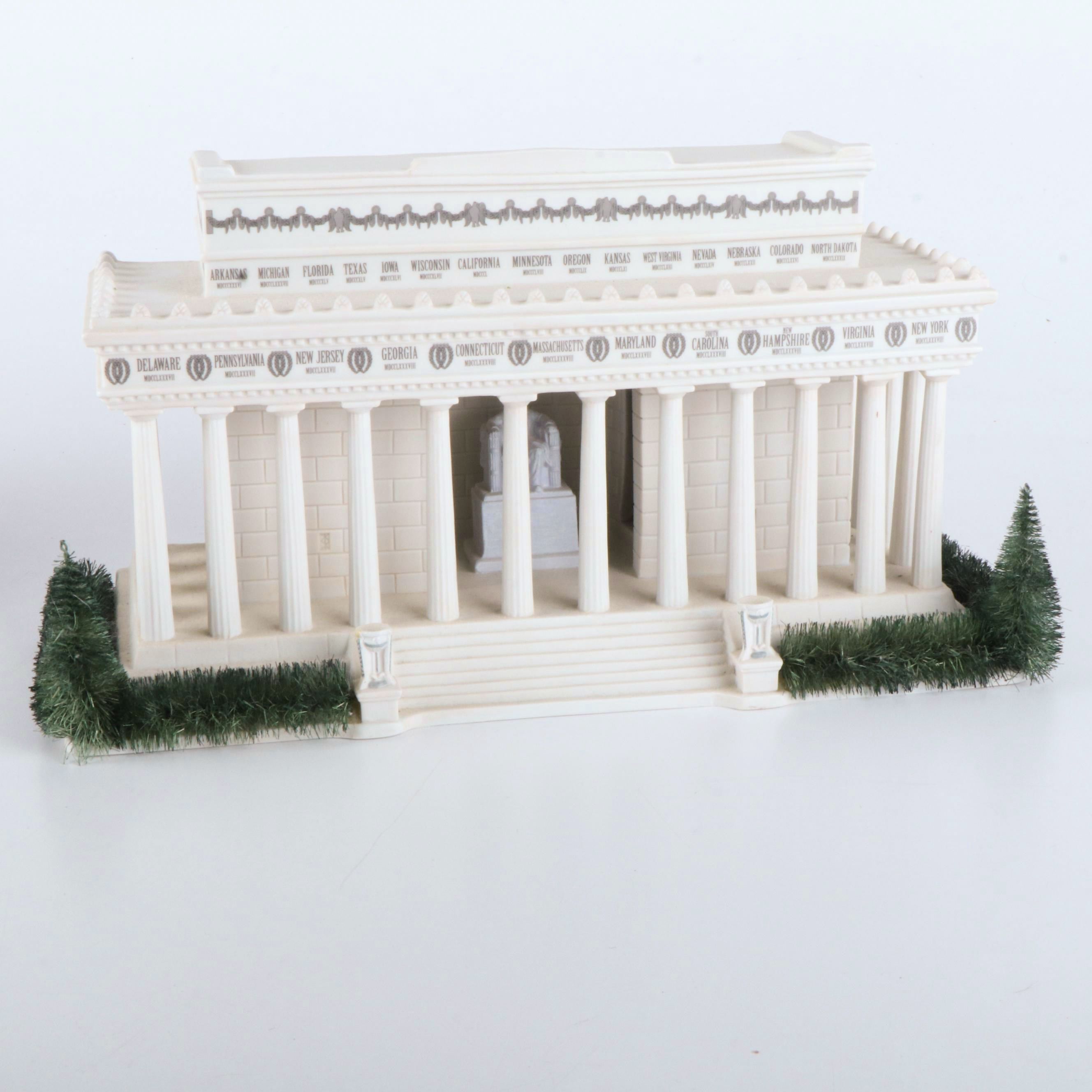 Department 56 American Pride Collection Lincoln and Jefferson Memorial Facades