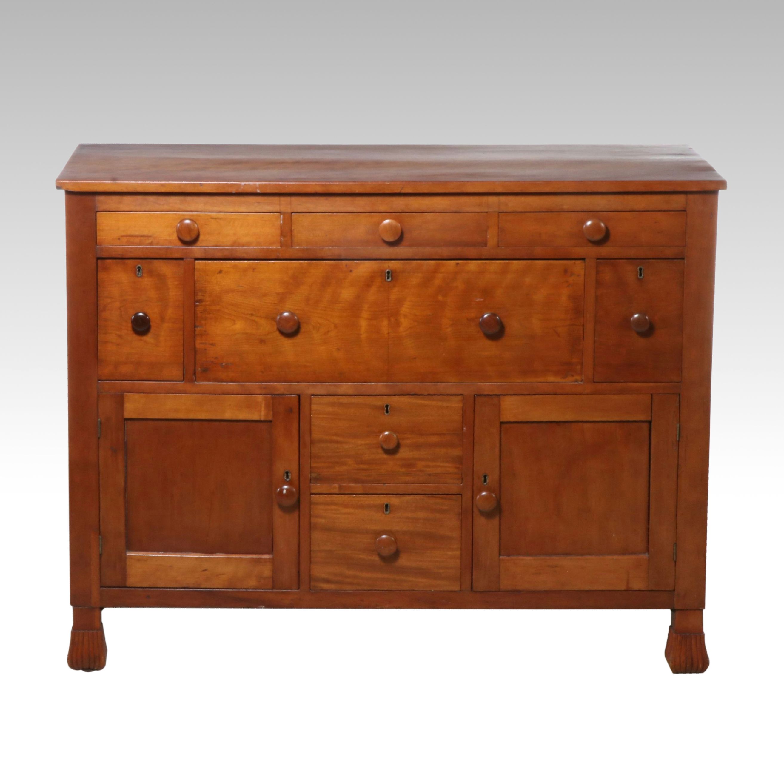 Classical Style Cherry Butlers Chest, Antique