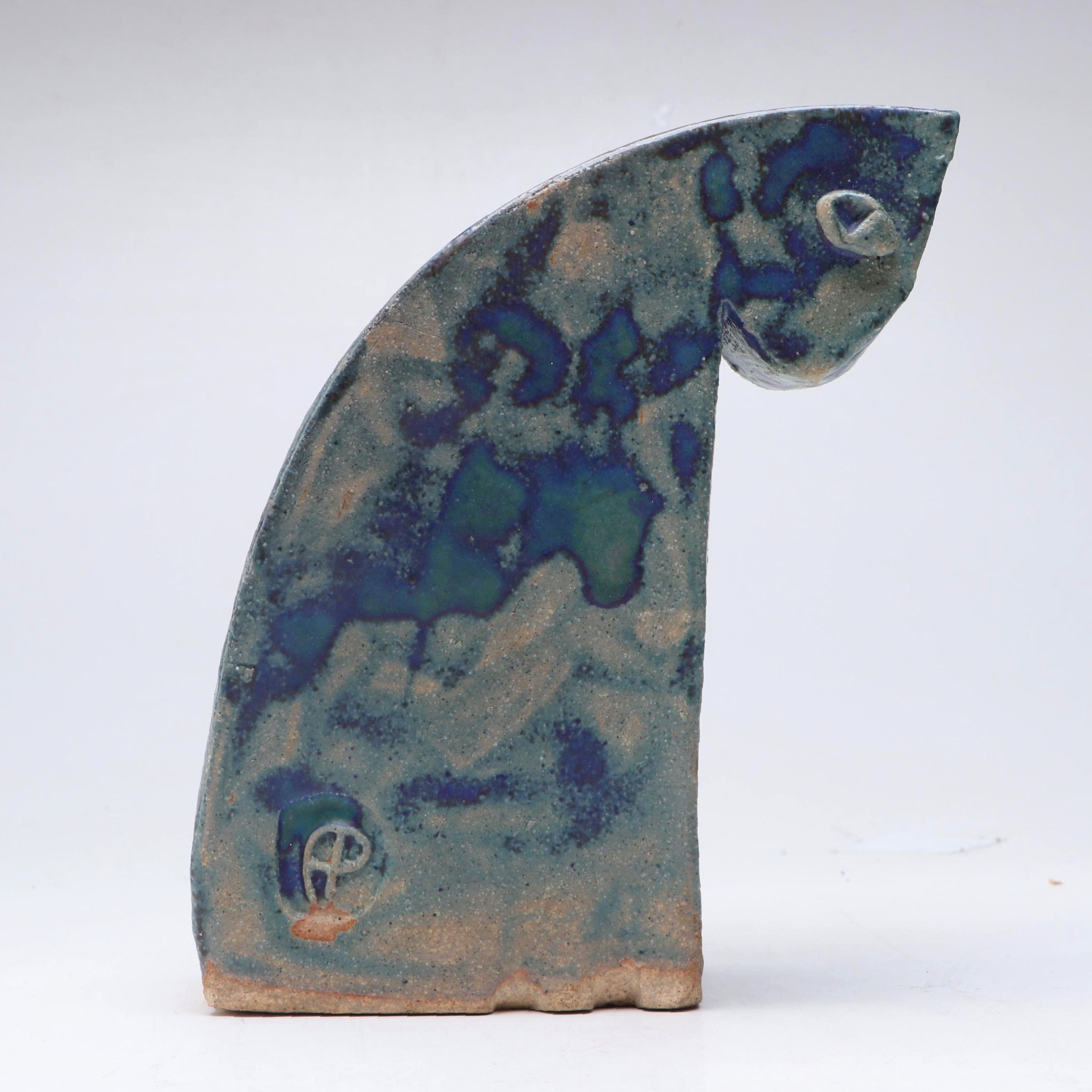 Abstract Modern Ceramic Horse Vase