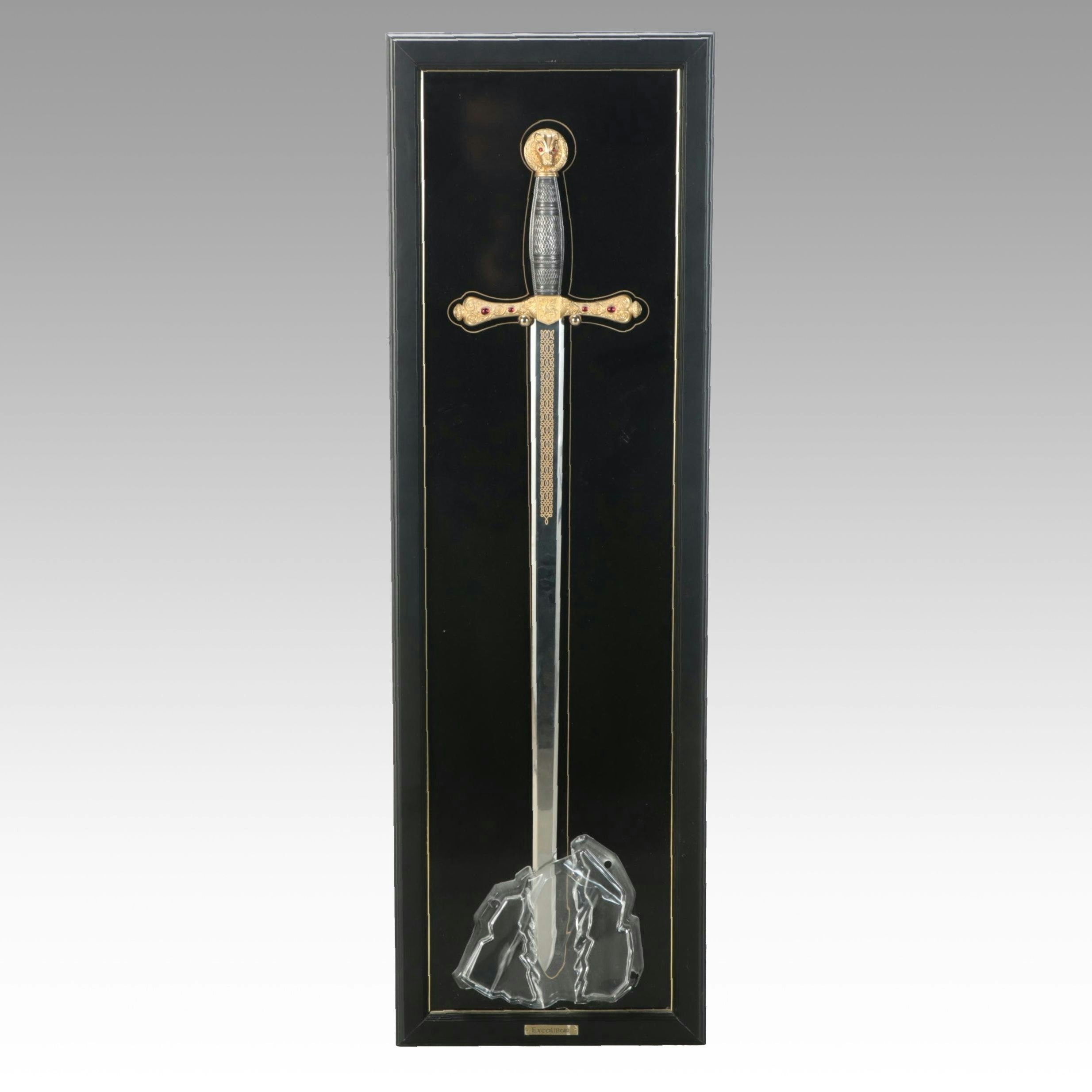 The Franklin Mint "Excalibur" Mounted Replica Sword