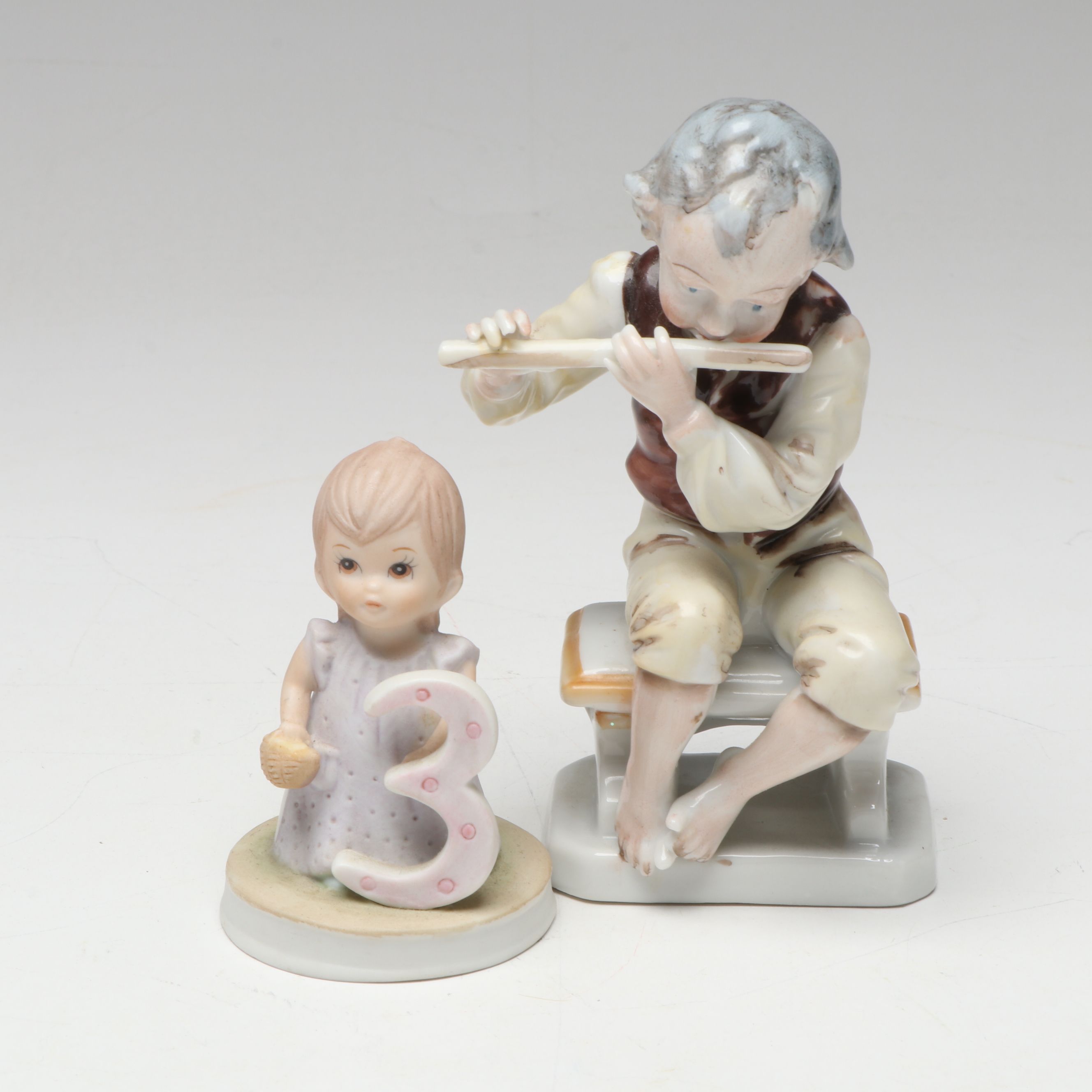 Disney "Warm Winter Ride" Limited Edition Bell with Lefton and Other Figurines