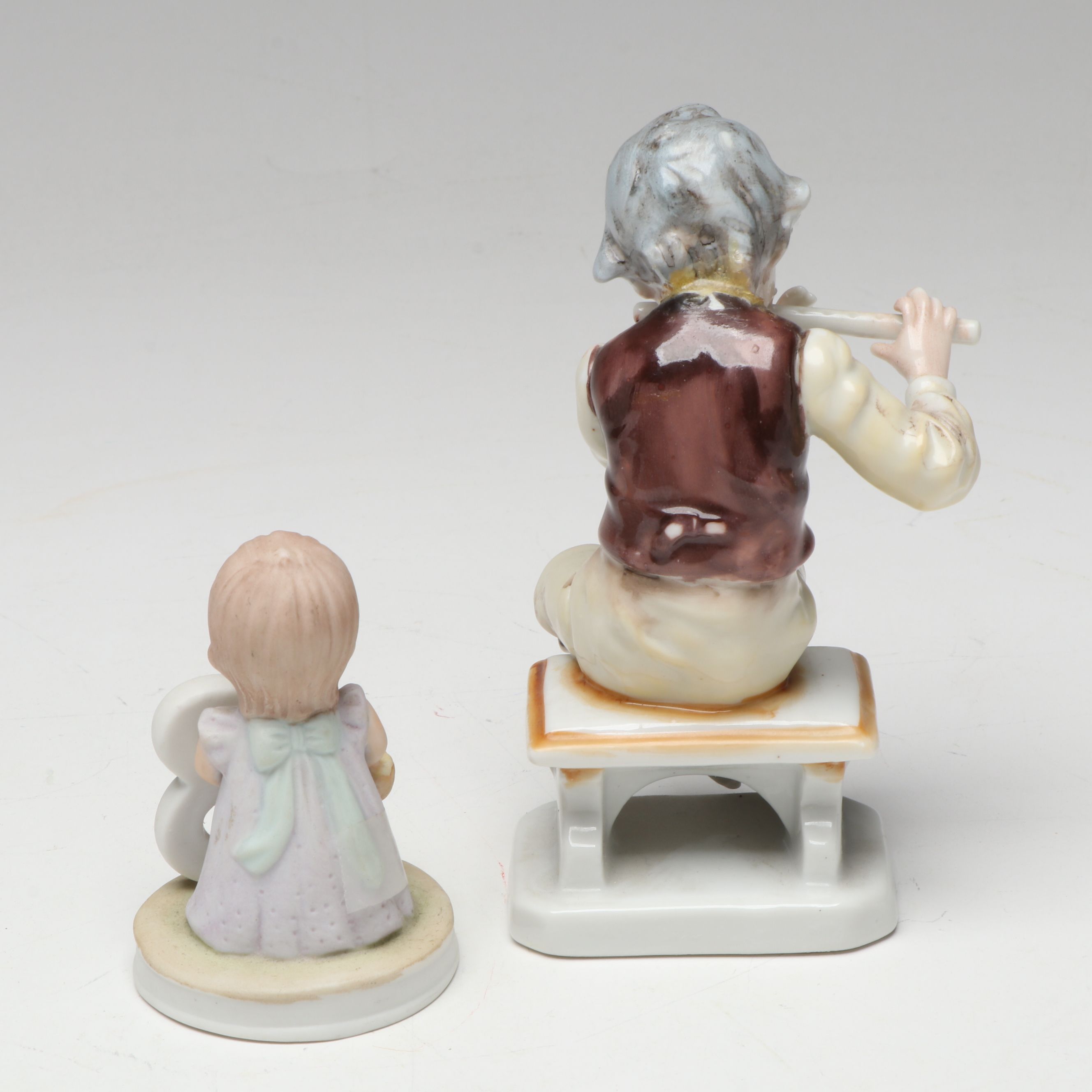 Disney "Warm Winter Ride" Limited Edition Bell with Lefton and Other Figurines