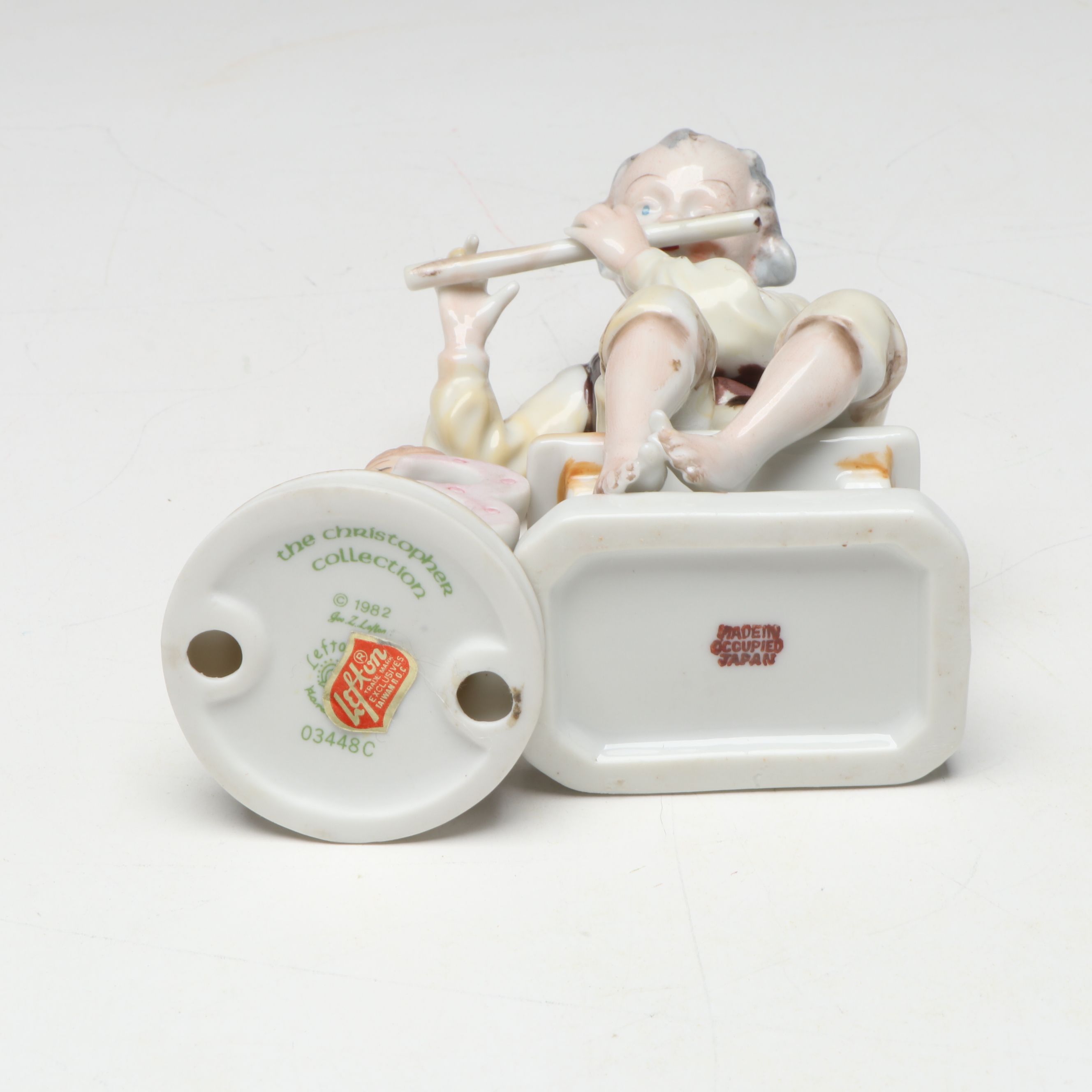 Disney "Warm Winter Ride" Limited Edition Bell with Lefton and Other Figurines