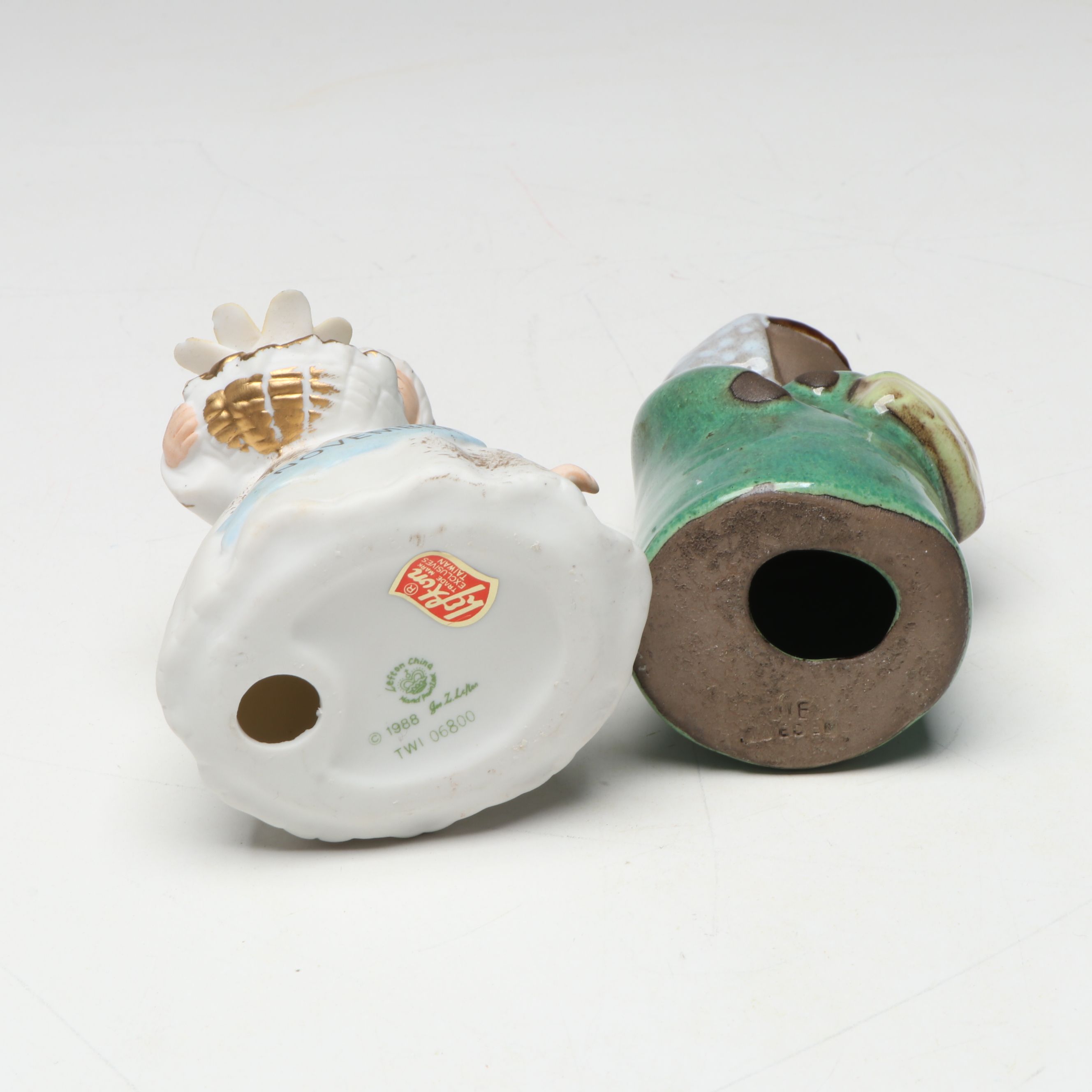 Disney "Warm Winter Ride" Limited Edition Bell with Lefton and Other Figurines